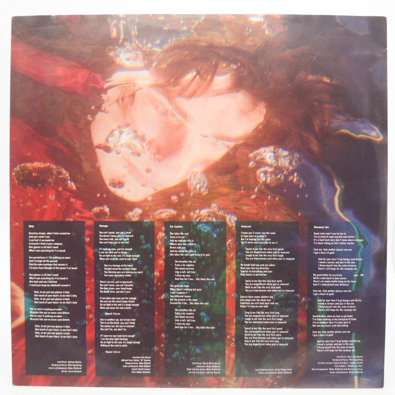 Mike Oldfield — Earth Moving, 1989