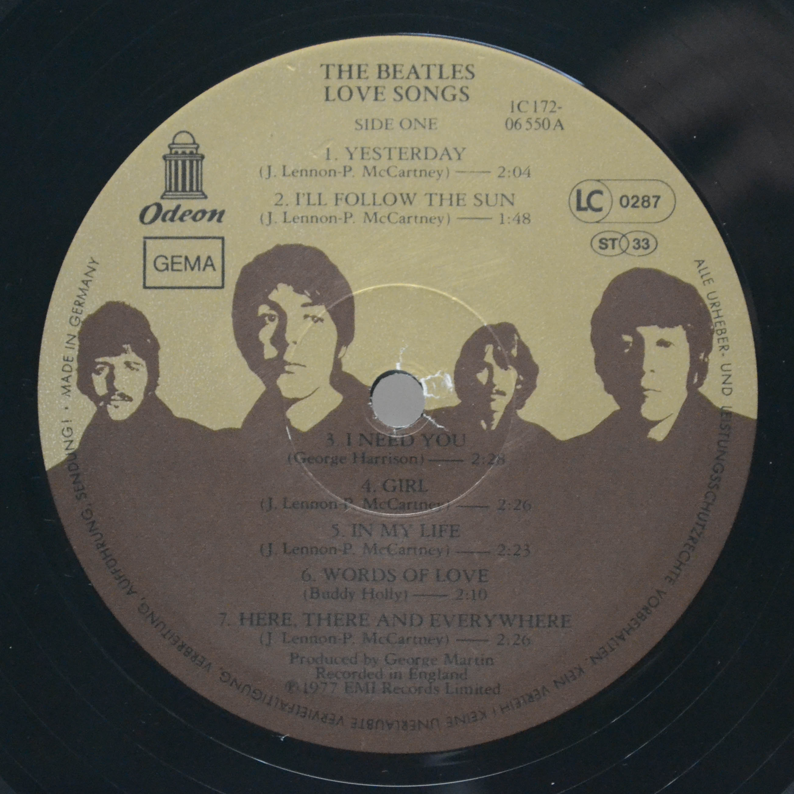 Beatles — Love Songs (2LP), 1977