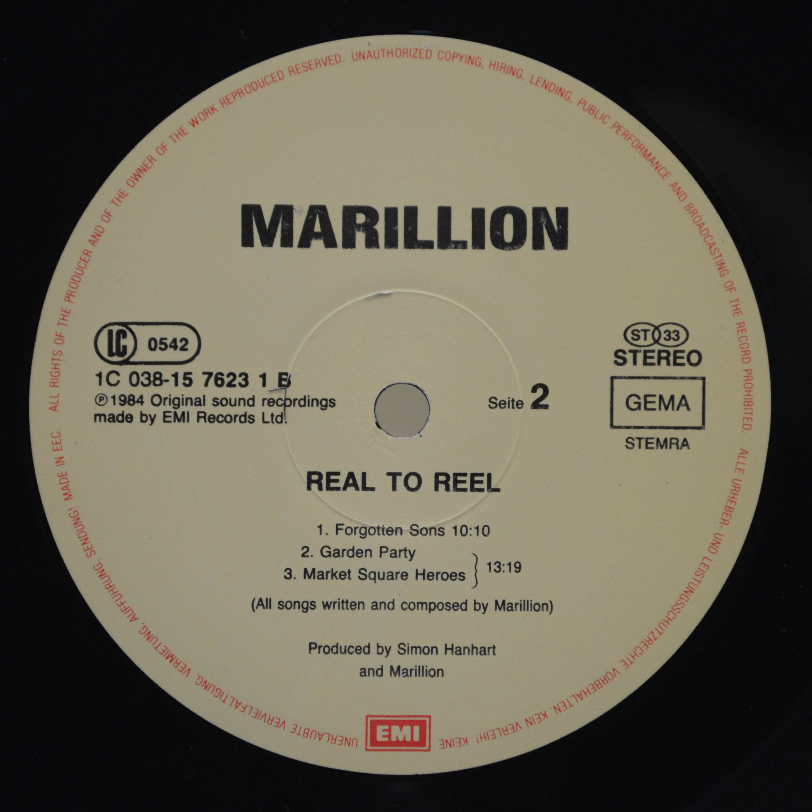 Marillion — Real To Reel, 1984
