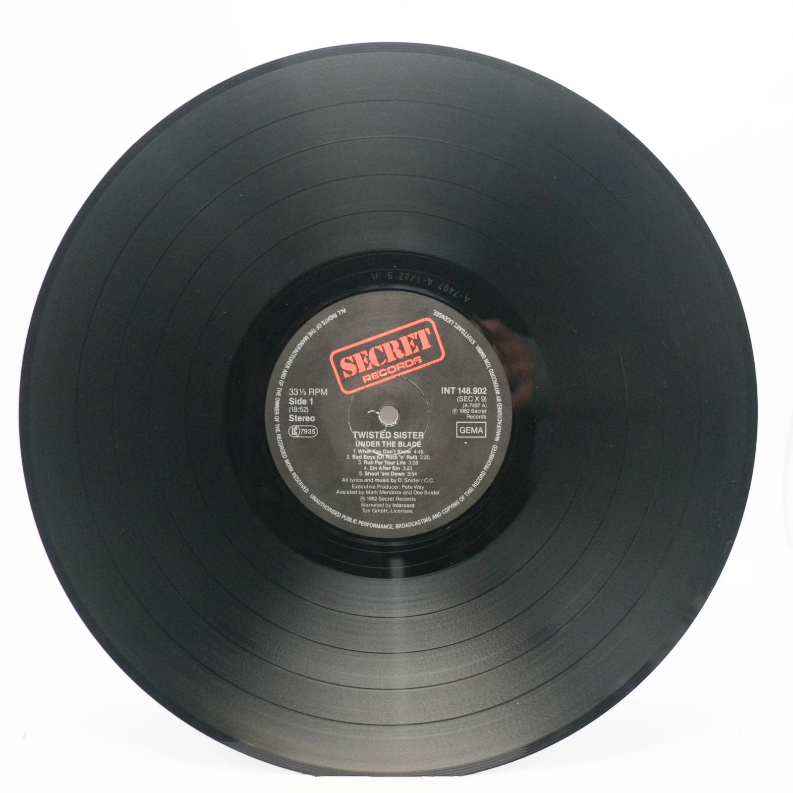 Twisted Sister — Under The Blade, 1982