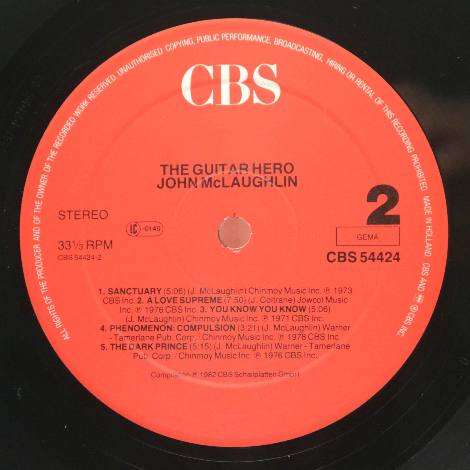 John McLaughlin — The Guitar Hero, 1982