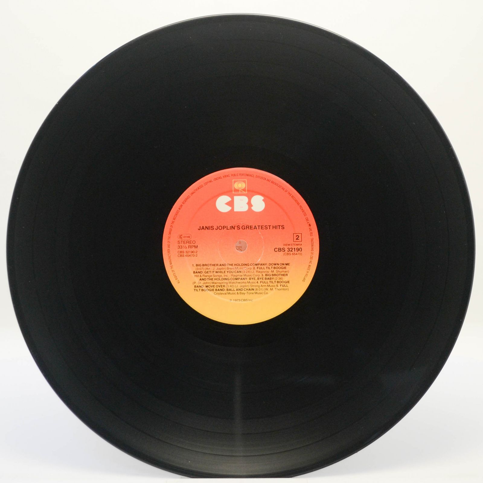 Janis Joplin — Janis Joplin's Greatest Hits, 1973