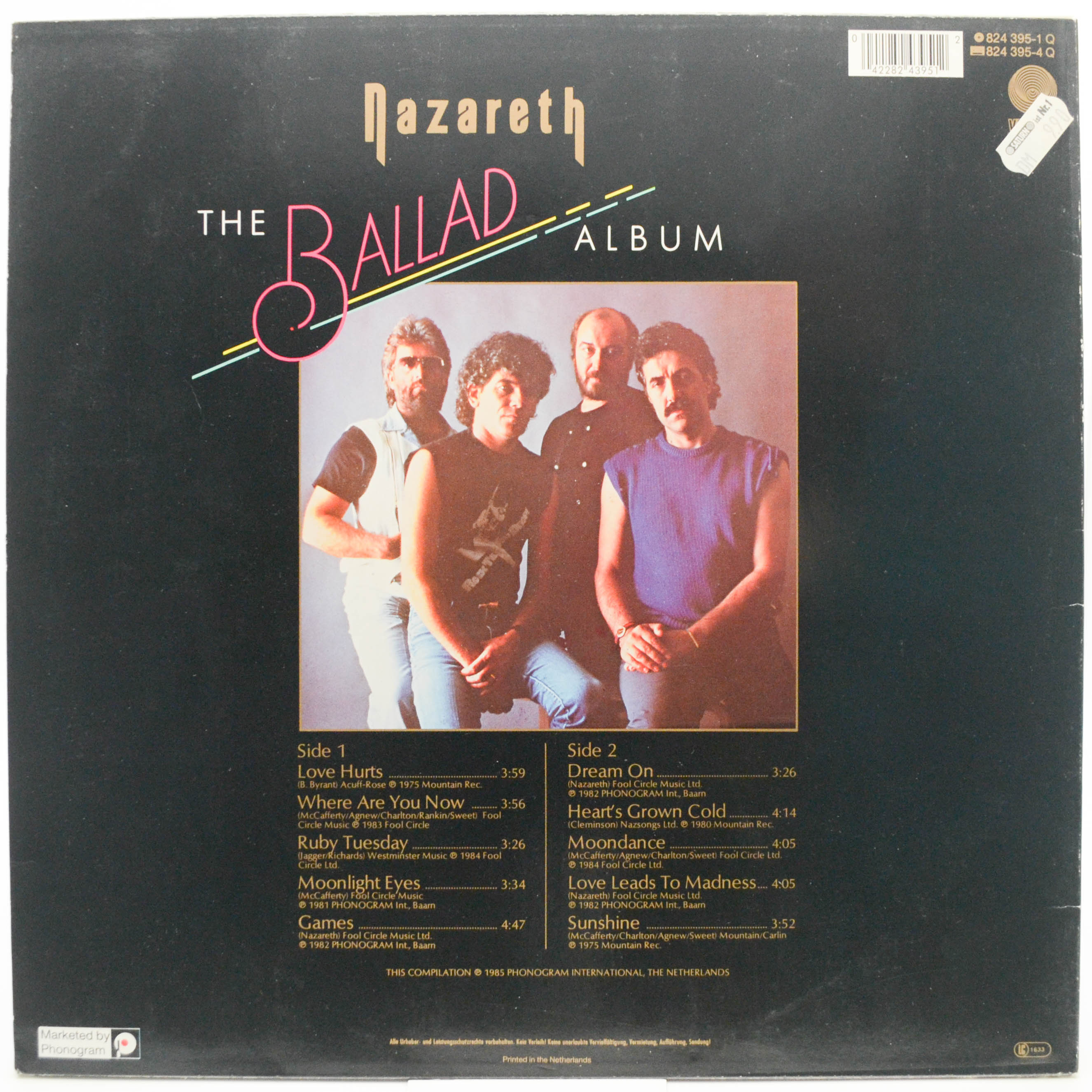 Nazareth — The Ballad Album, 1985