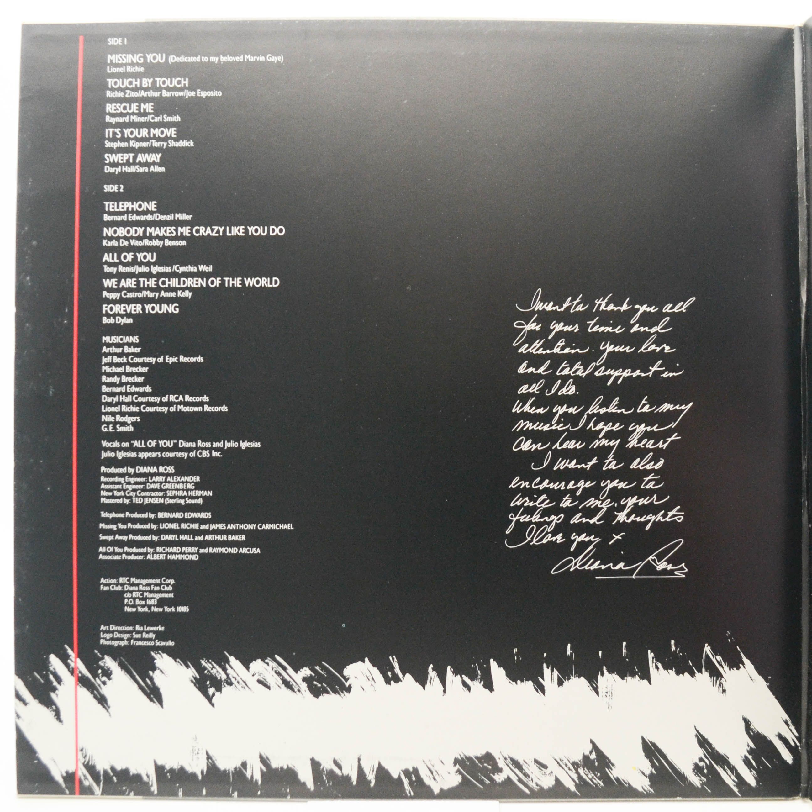 Diana Ross — Swept Away, 1984