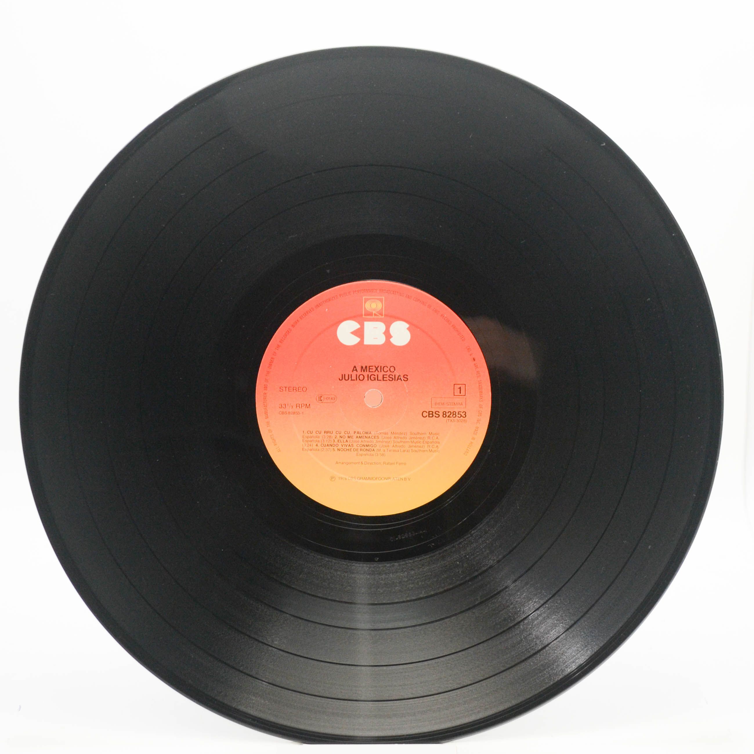 Julio Iglesias — A Mexico, 1975