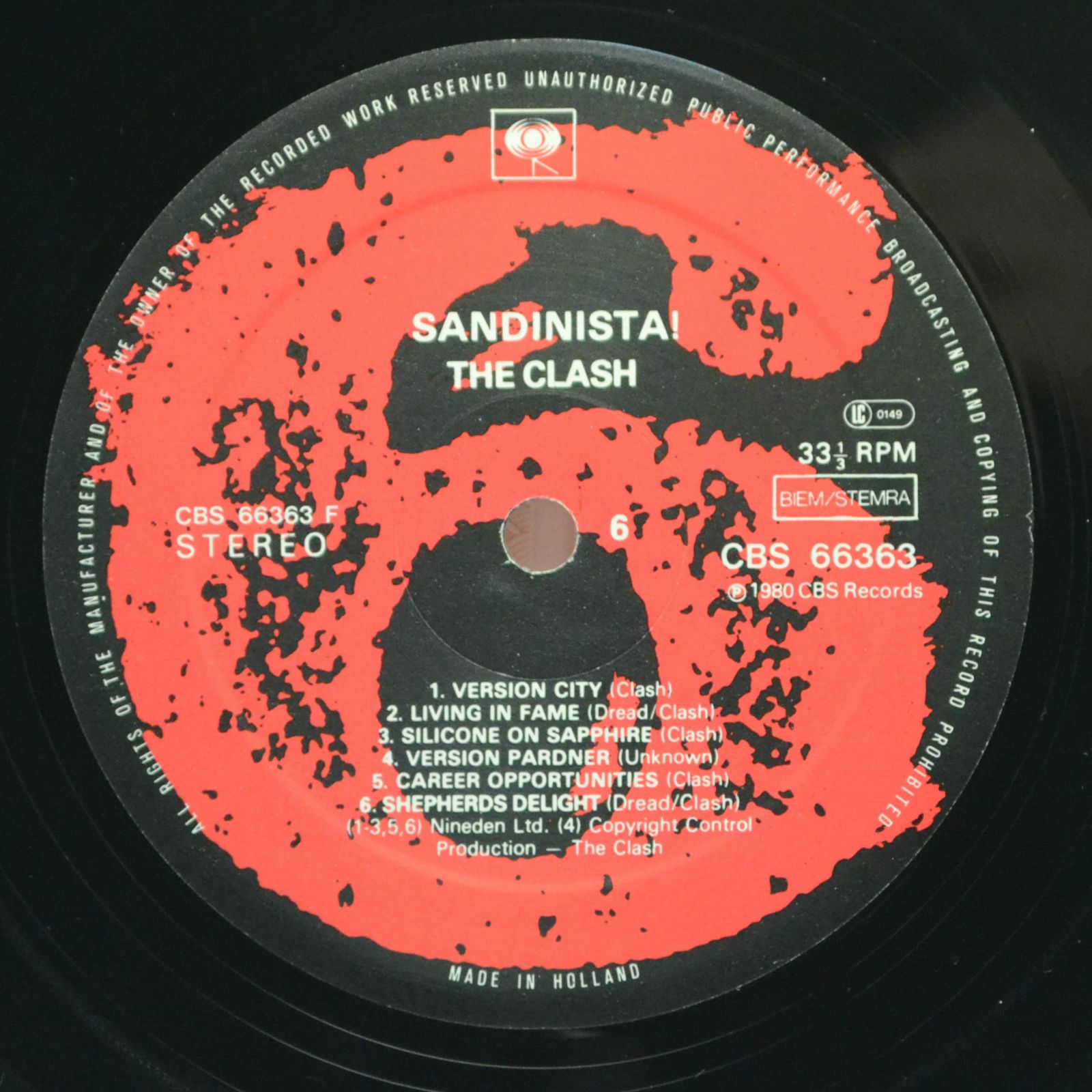 Clash — Sandinista! (3LP), 1980