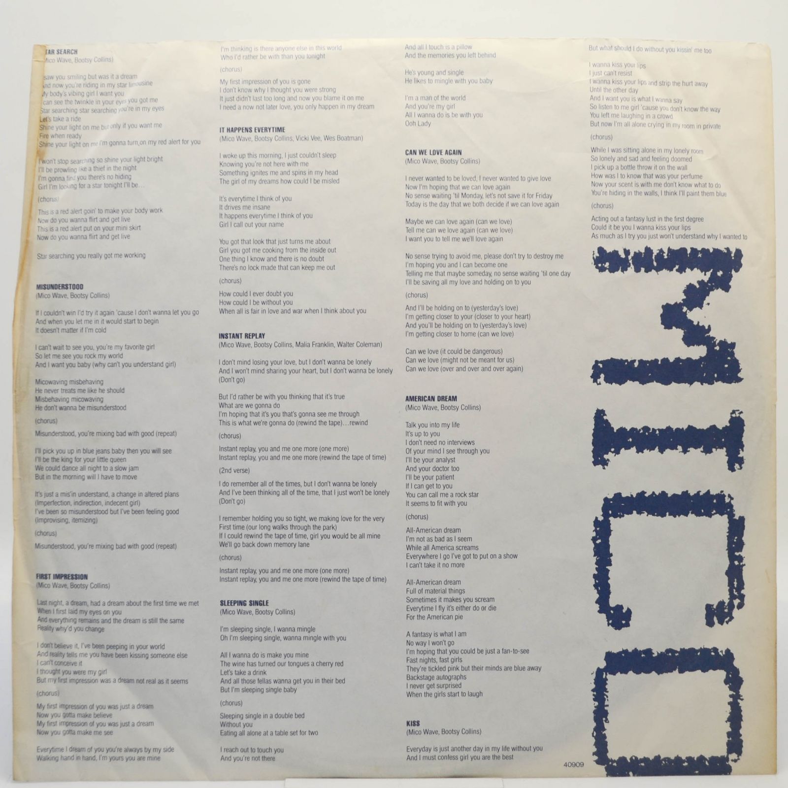 Mico Wave — Cookin' From The Inside Out!!!, 1987