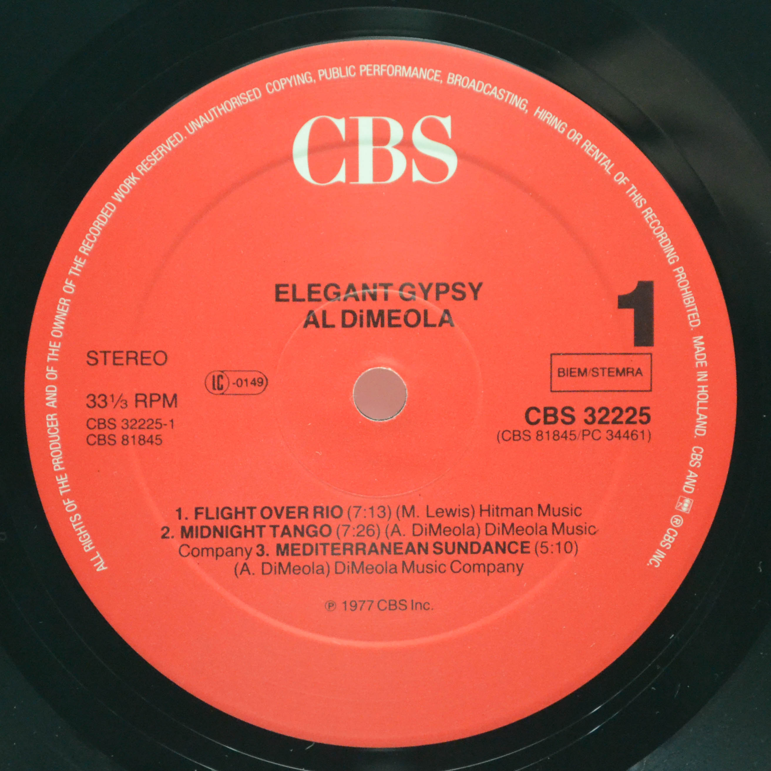 Al Di Meola — Elegant Gypsy, 1977