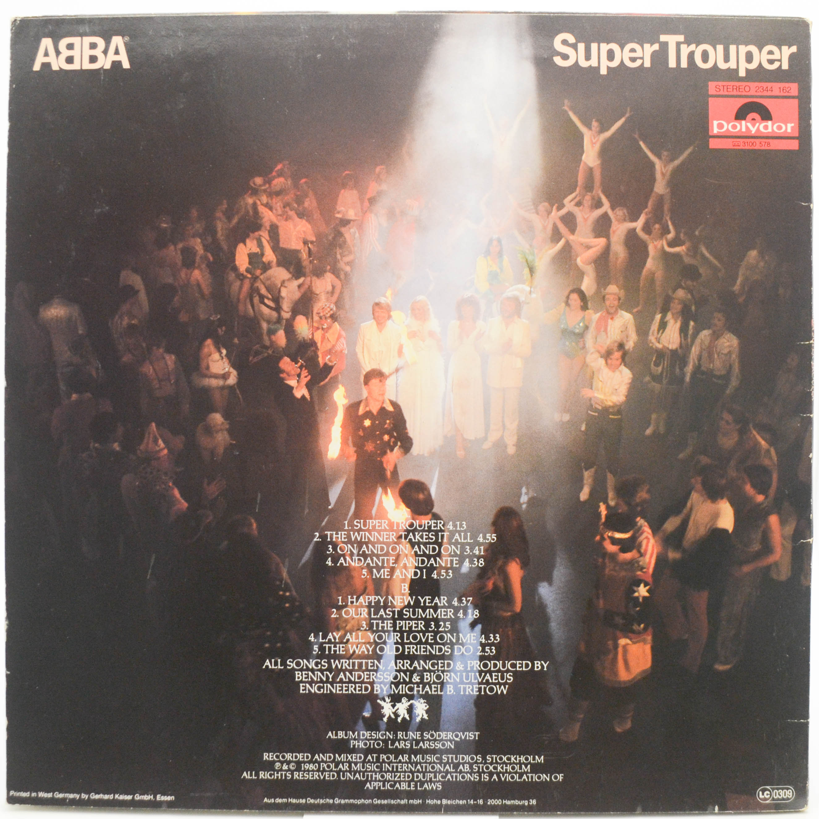 ABBA — Super Trouper, 1980