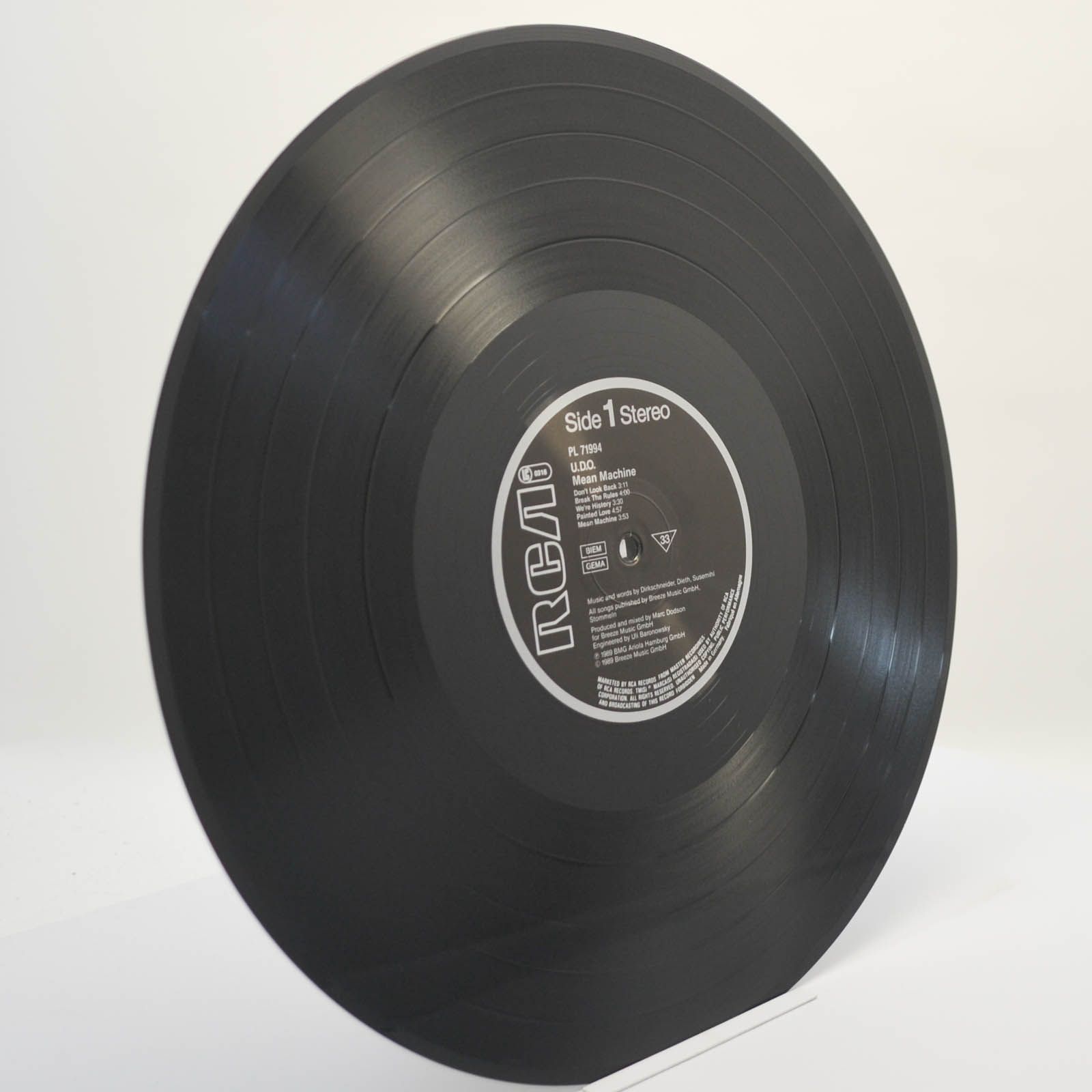 U.D.O. — Mean Machine, 1989
