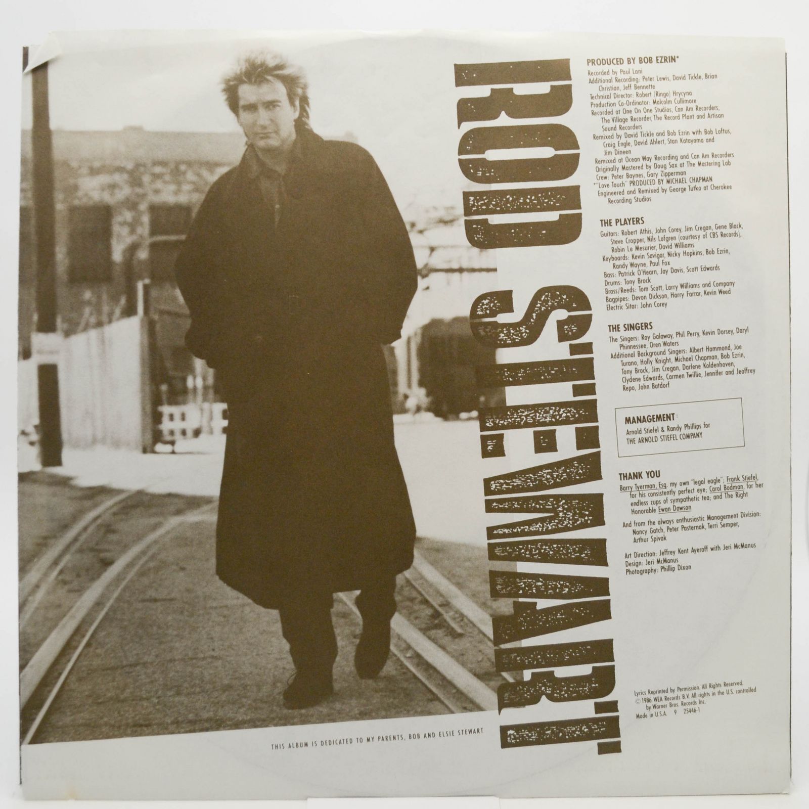 Rod Stewart — Rod Stewart (USA), 1986