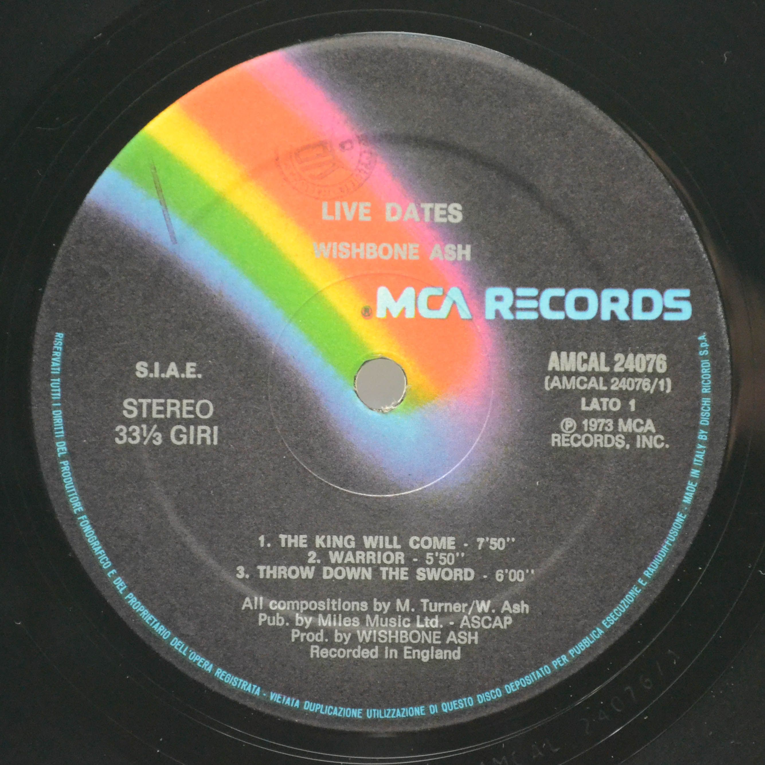 Wishbone Ash — Live Dates (2LP, booklet), 1973