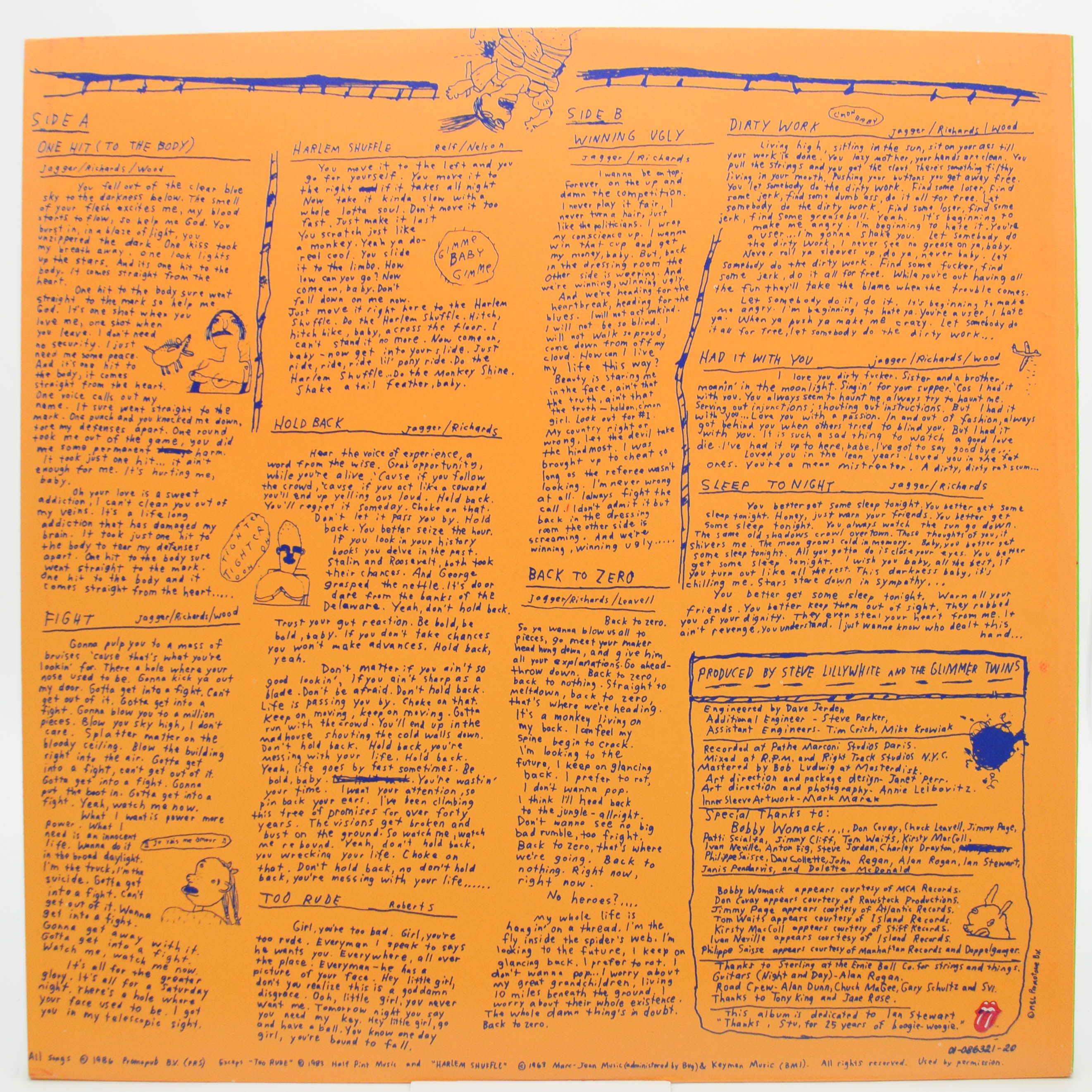 Rolling Stones — Dirty Work, 1986