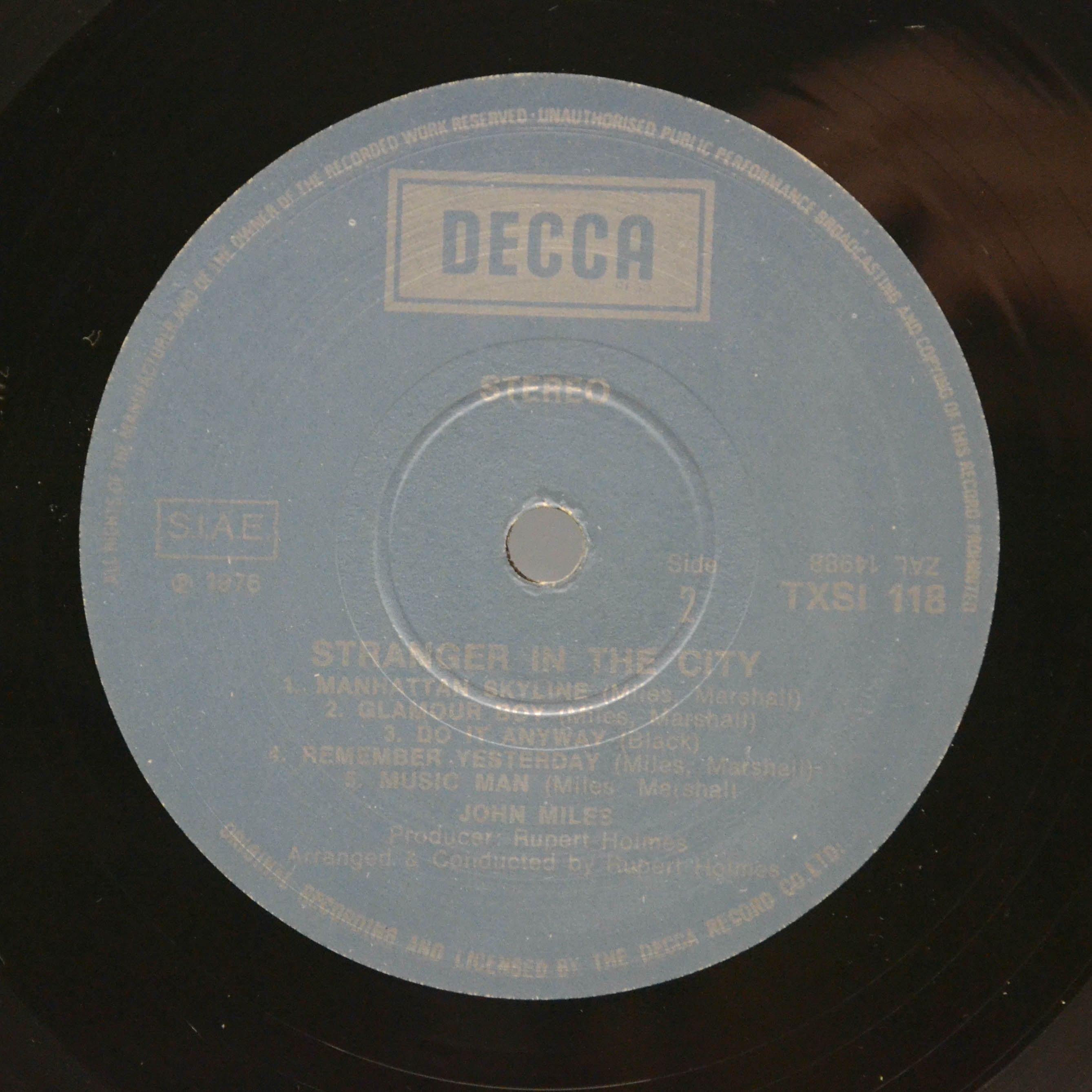 John Miles — Stranger In The City, 1976