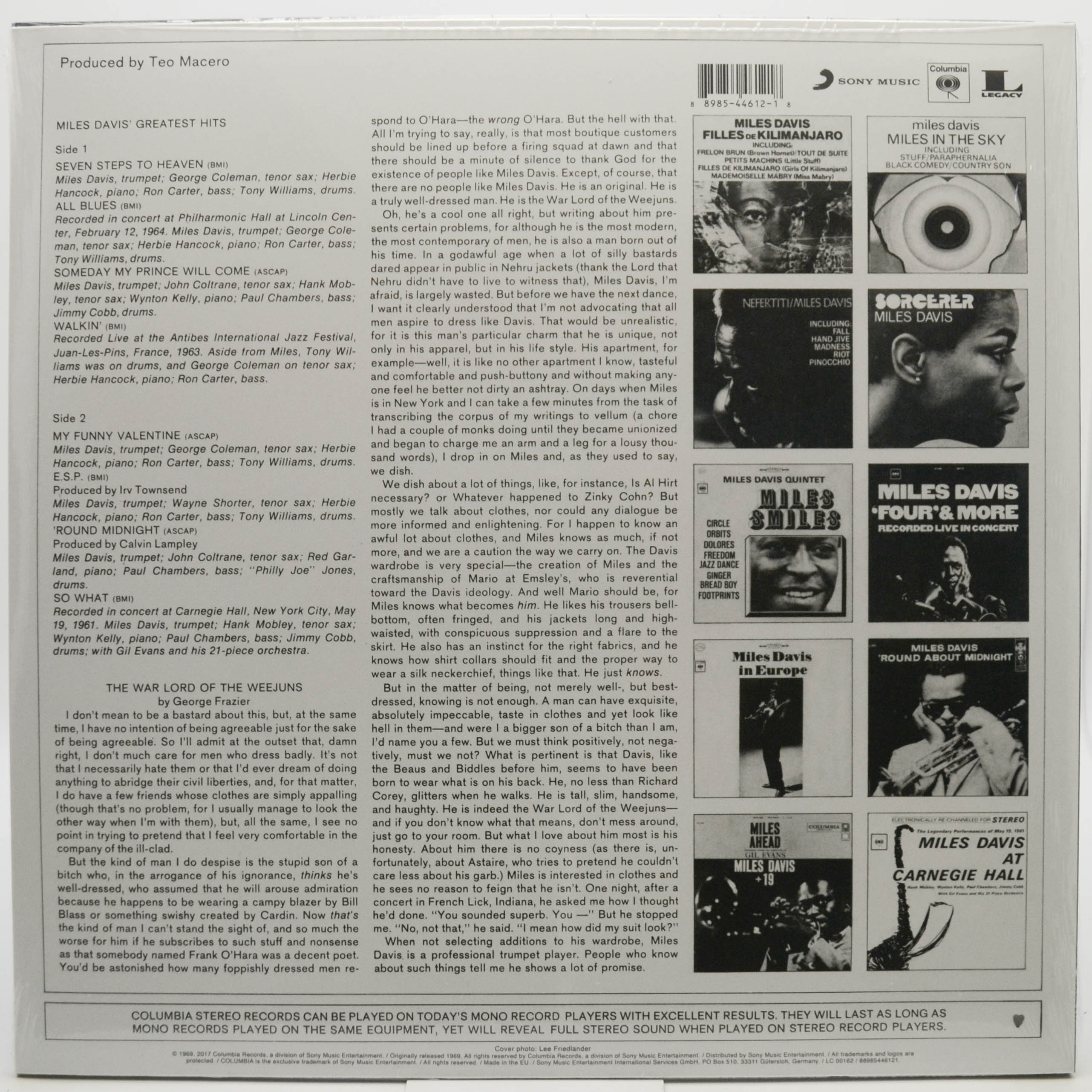 Miles Davis — Miles Davis' Greatest Hits, 1969