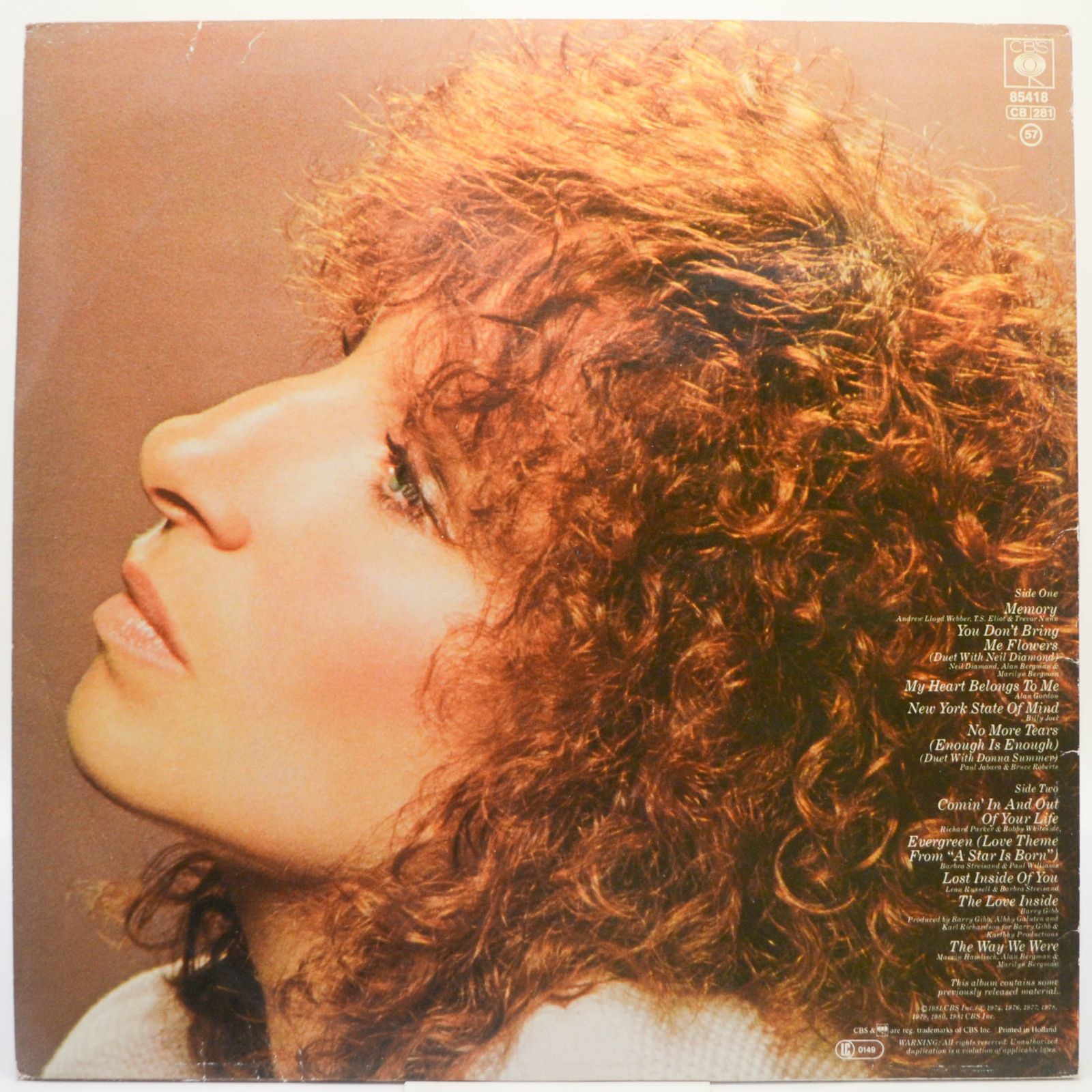 Barbra Streisand — Memories, 1981
