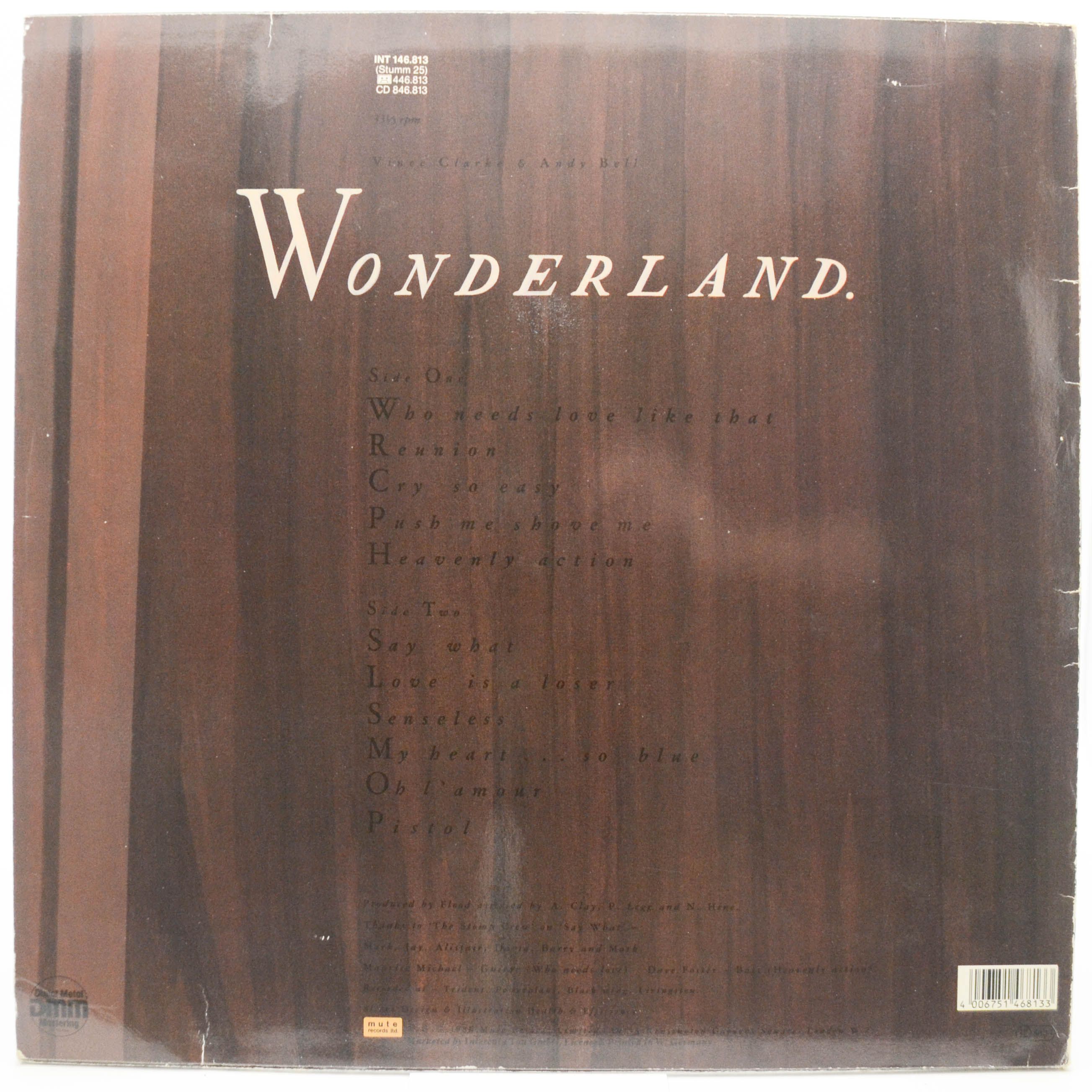 Erasure — Wonderland, 1986