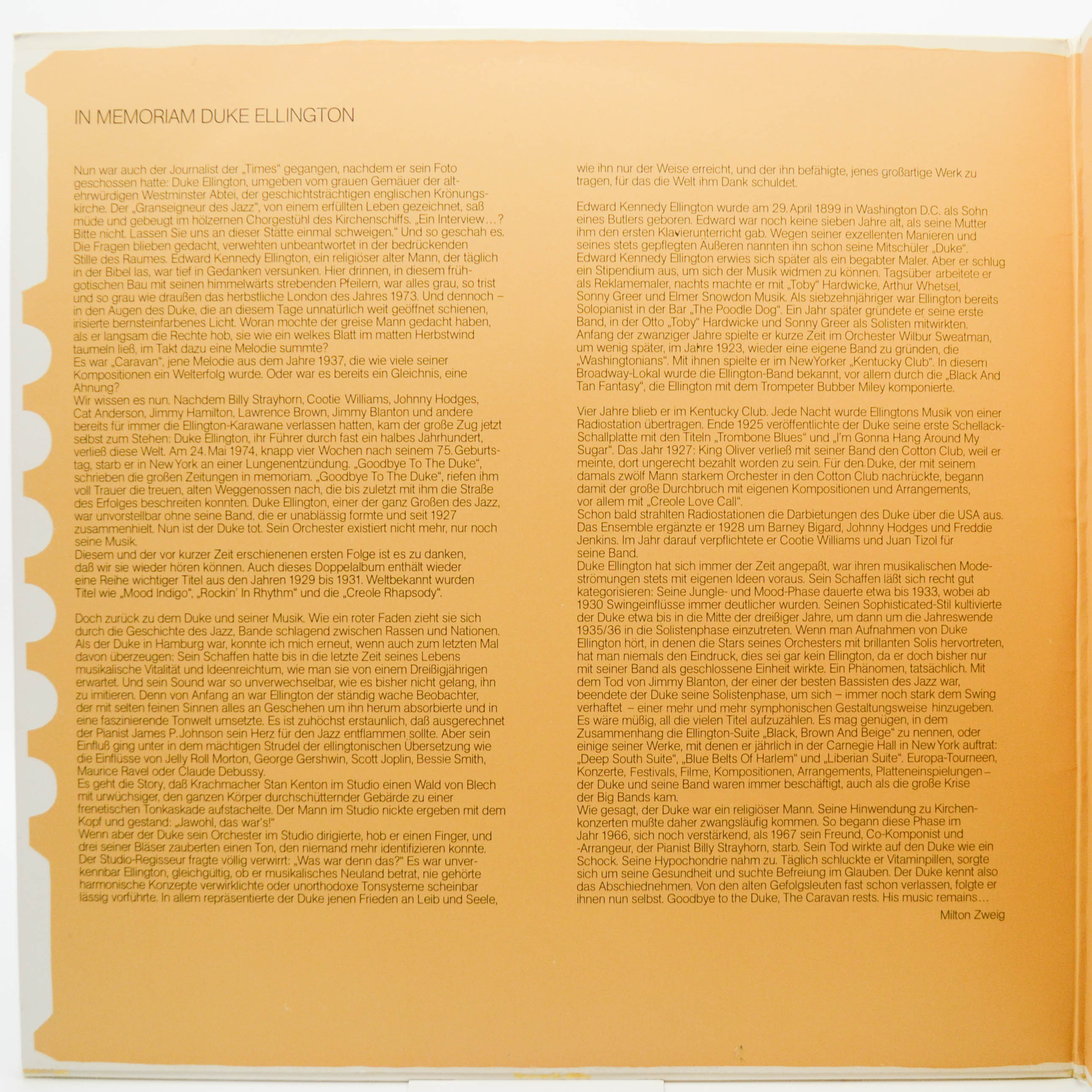 Duke Ellington — Vol. 2 (1929-1931) (2LP), 1974