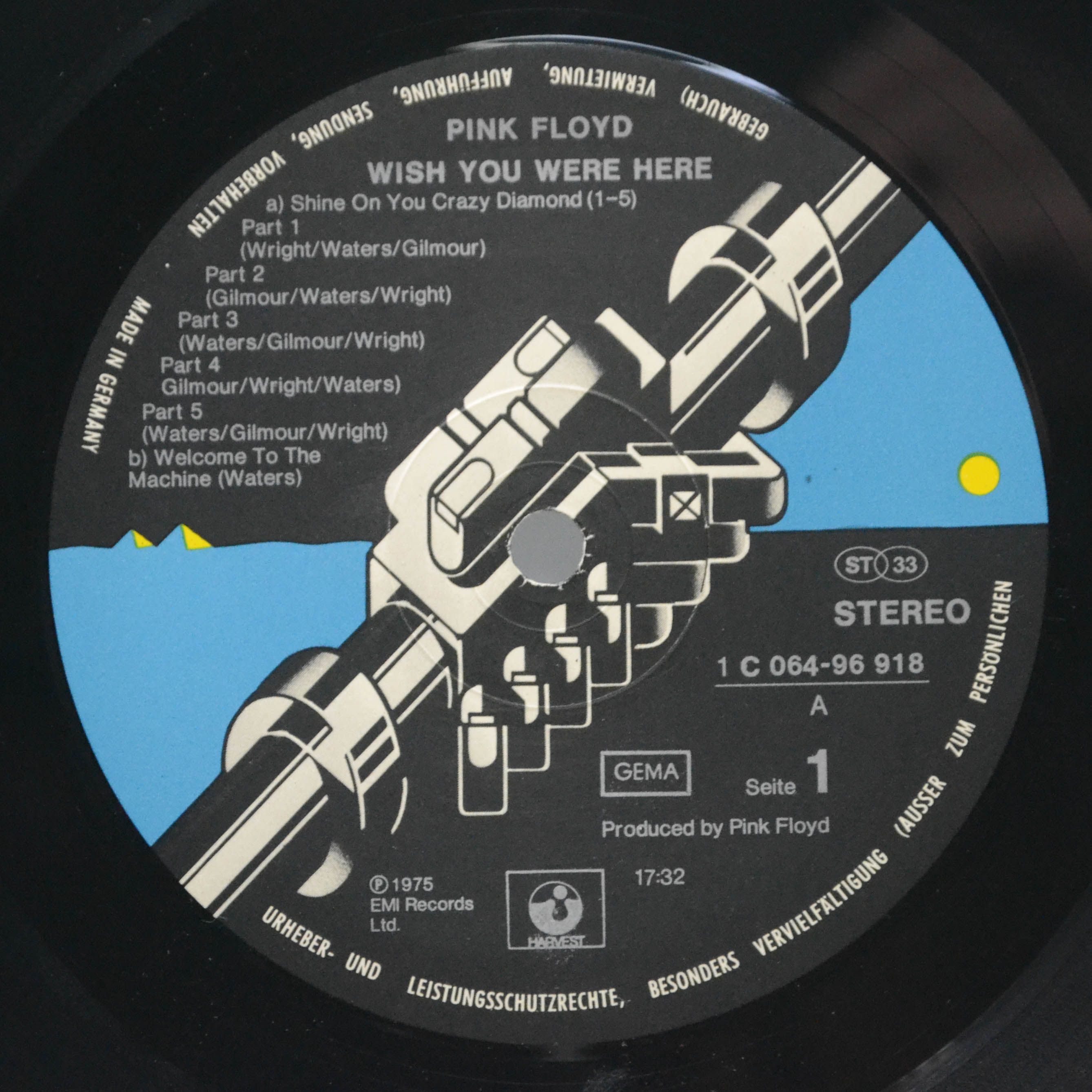 Pink Floyd — Wish You Were Here, 1975