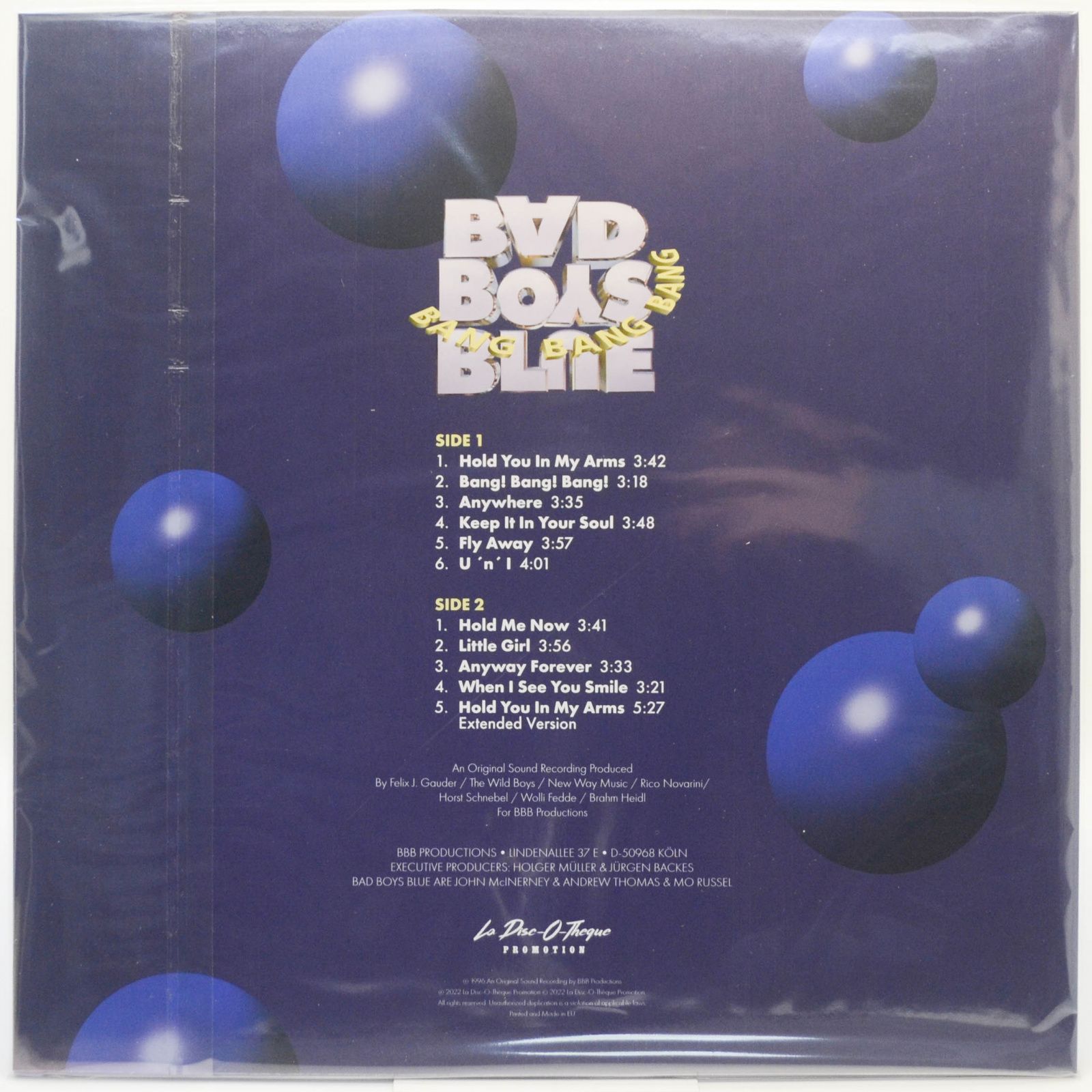 Bad Boys Blue — Bang Bang Bang, 1996