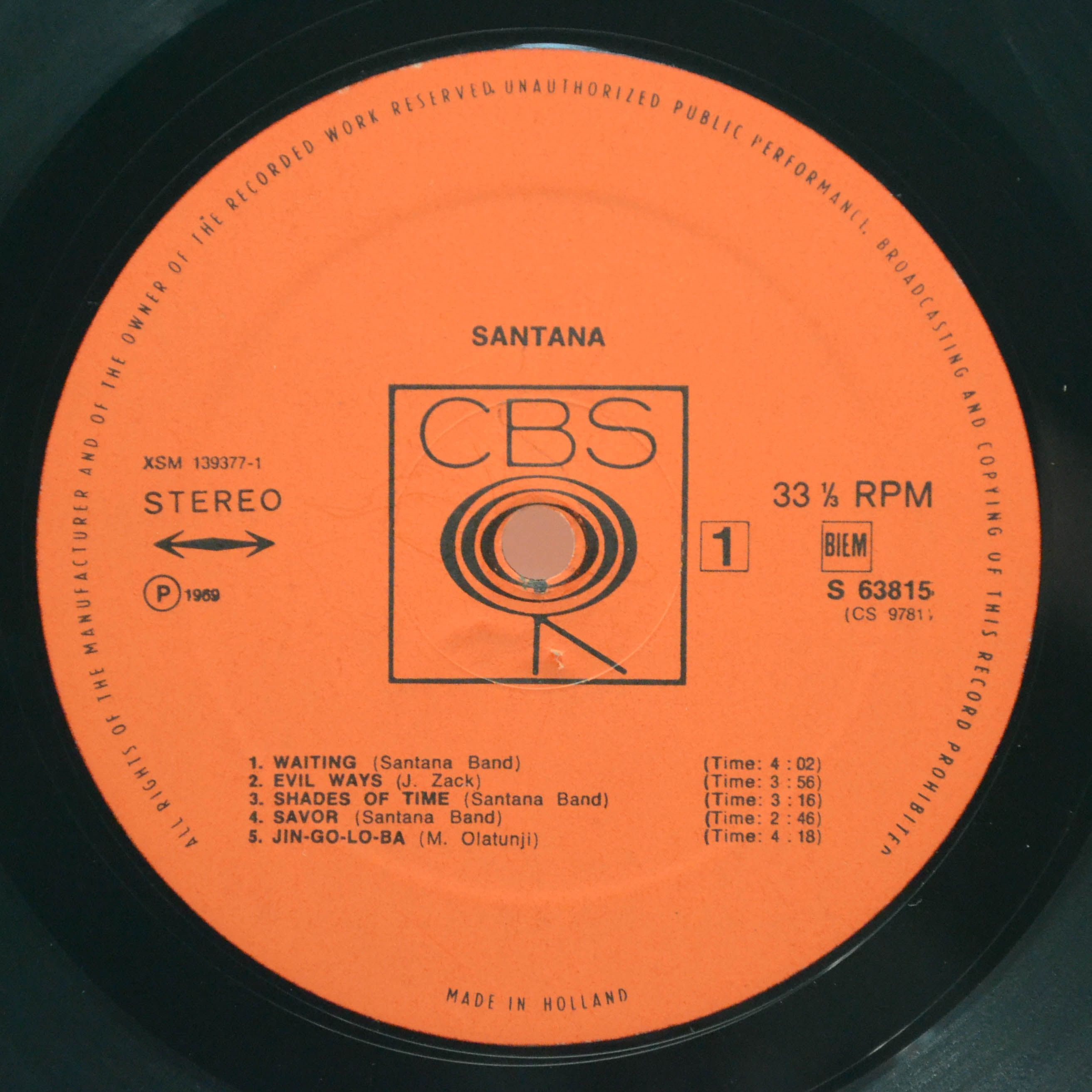 Santana — Santana, 1969