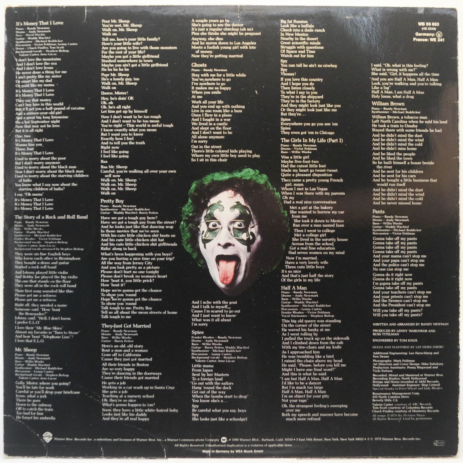 Randy Newman — Born Again, 1979