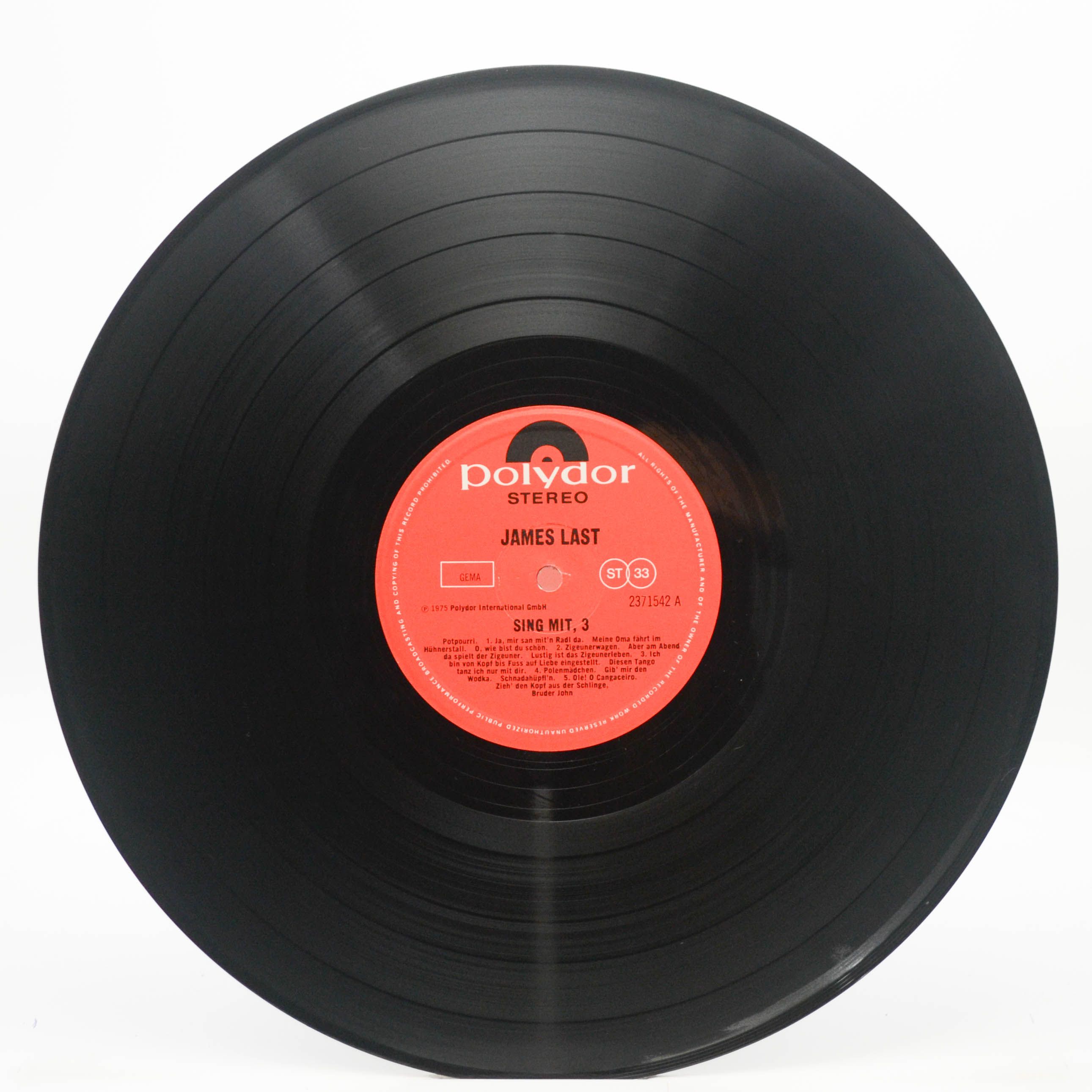 James Last — Sing Mit 3, 1975