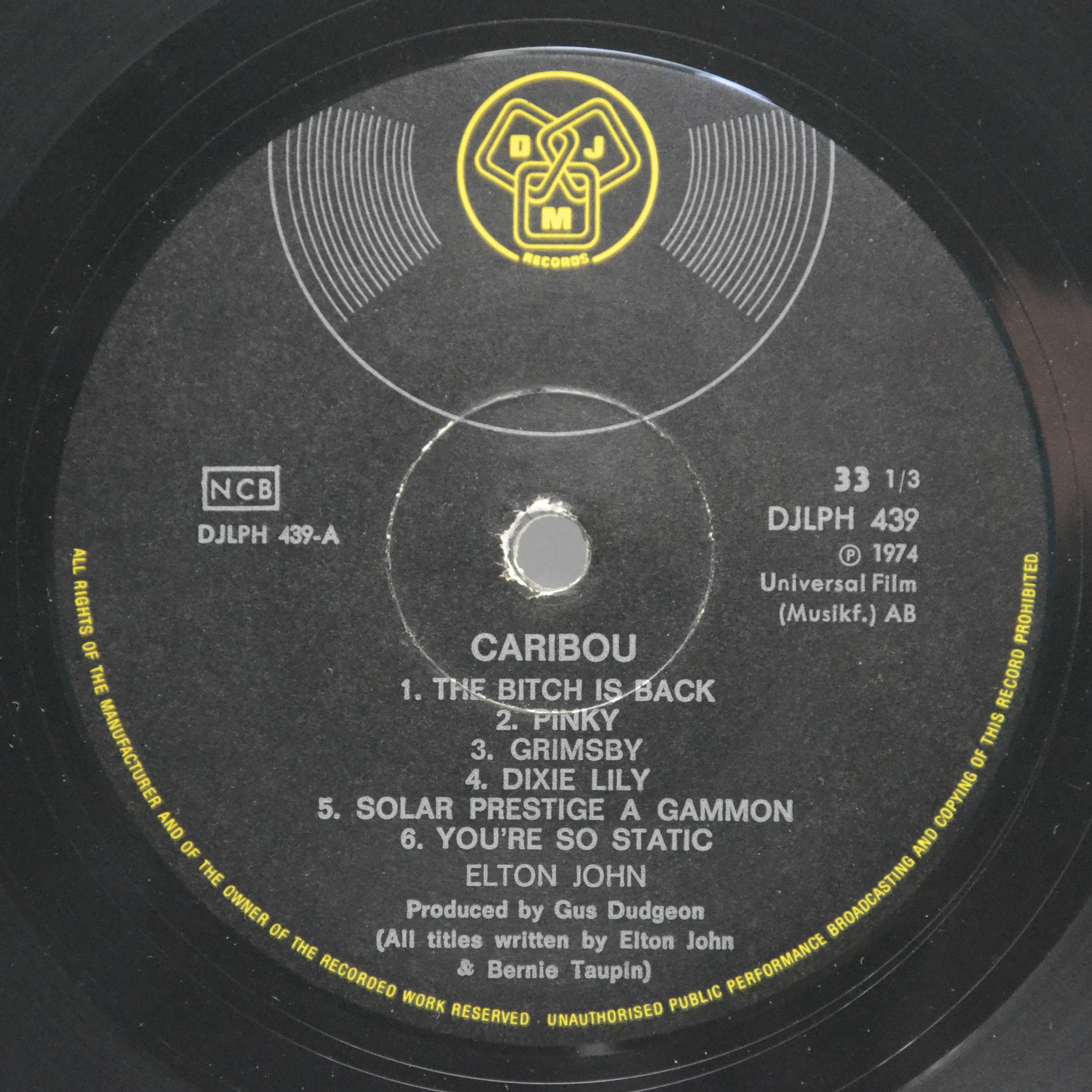 Elton John — Caribou, 1974