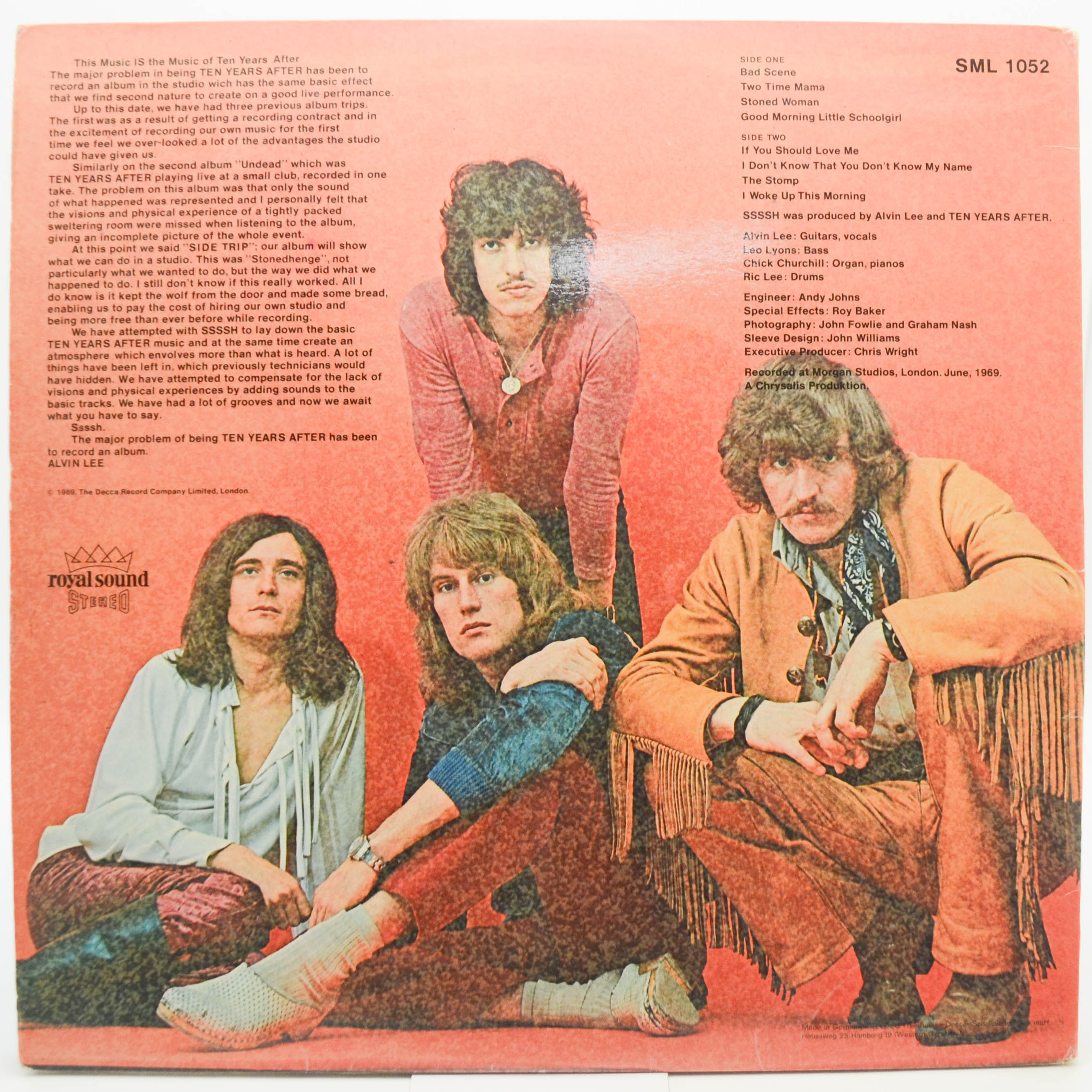 Ten Years After — Ssssh., 1969