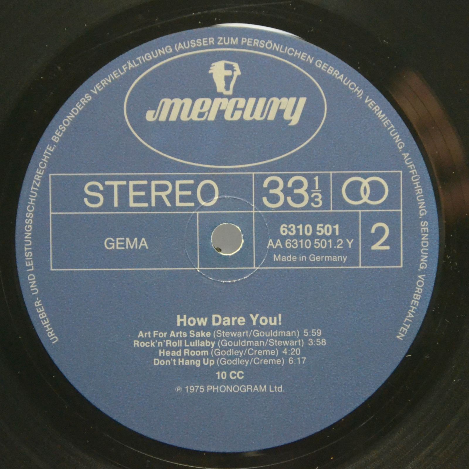 10cc — How Dare You!, 1976