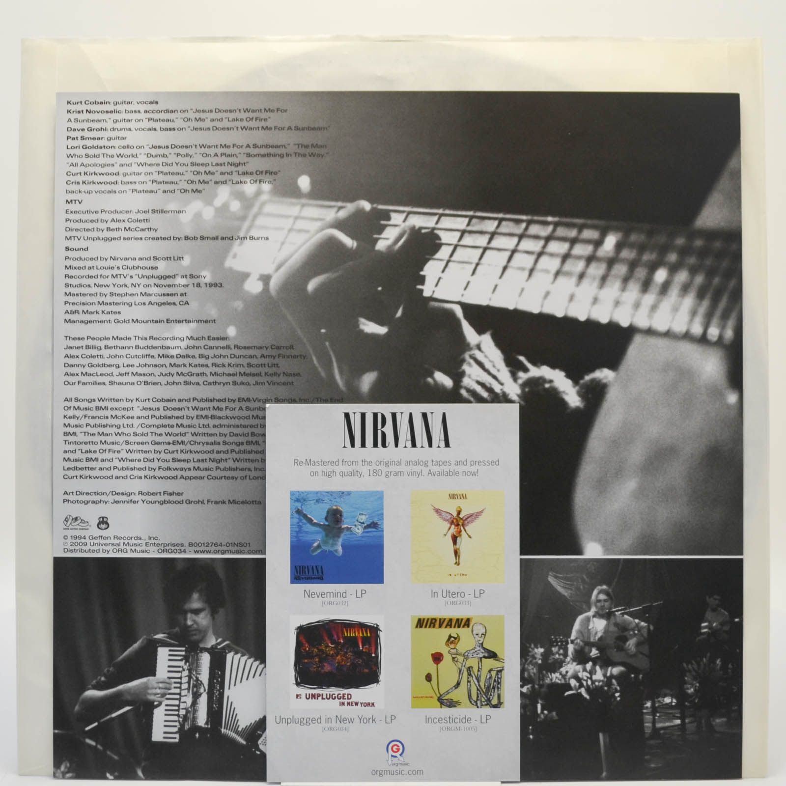 Nirvana — MTV Unplugged In New York (USA), 1994