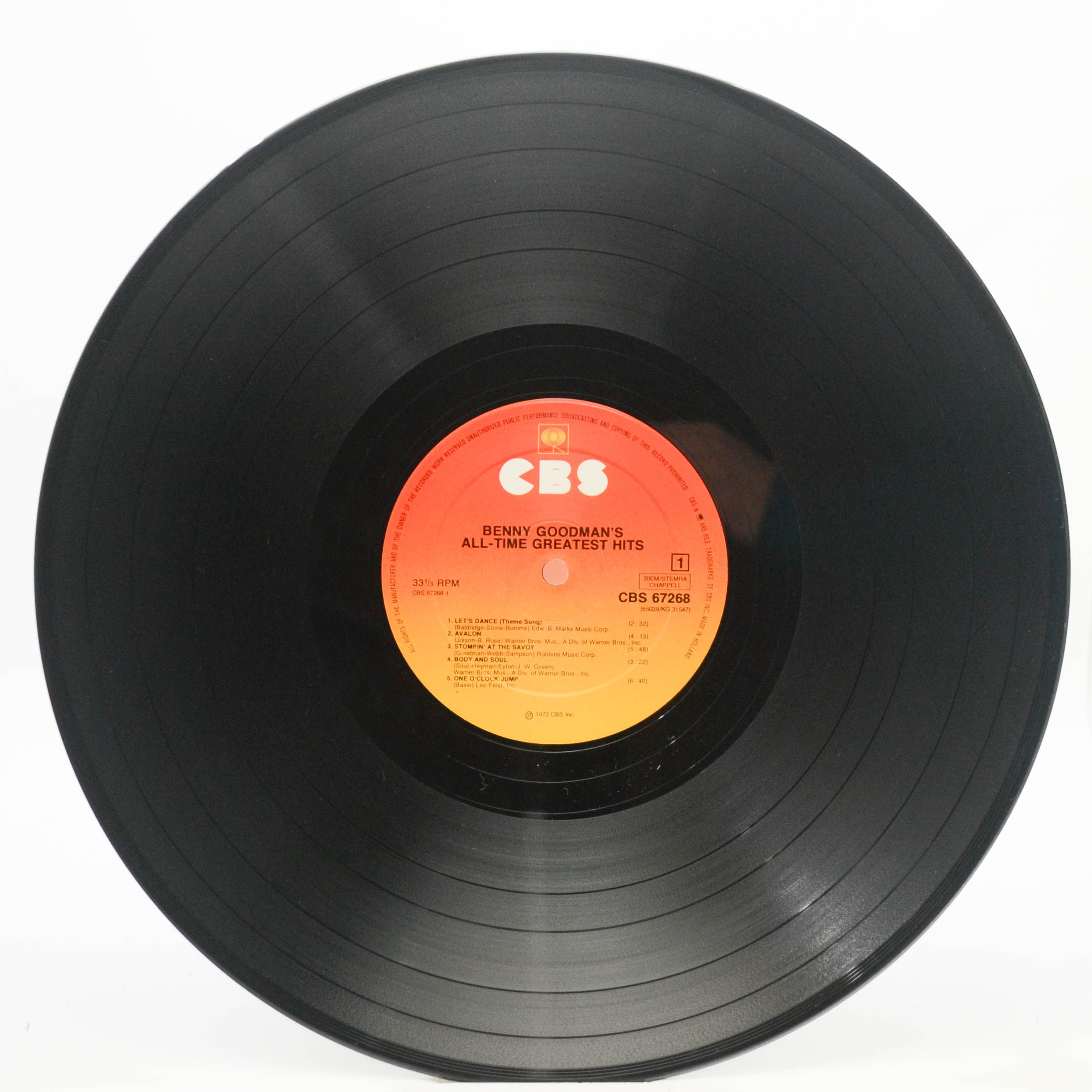 Benny Goodman — All-Time Greatest Hits (2LP), 1972