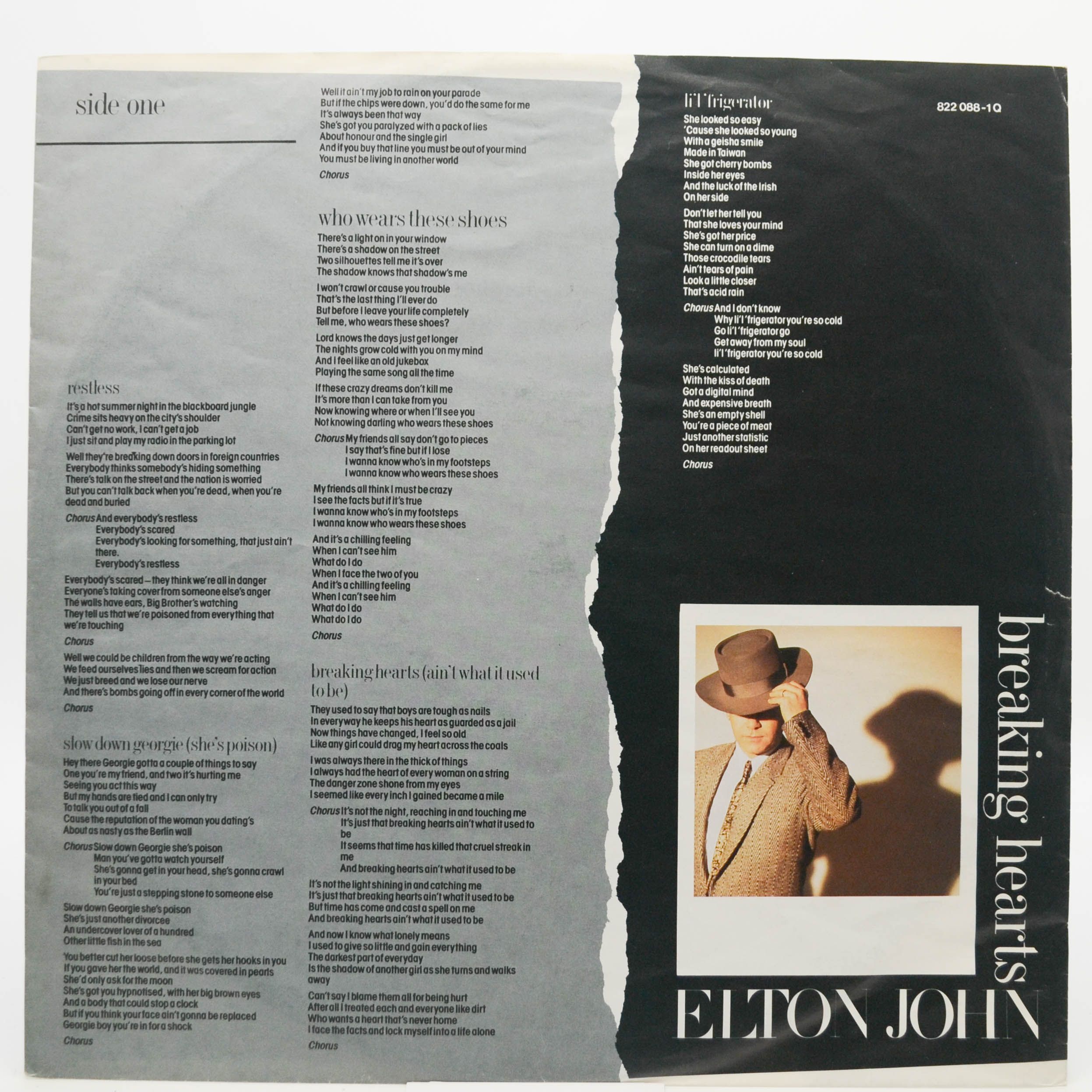 Elton John — Breaking Hearts, 1984