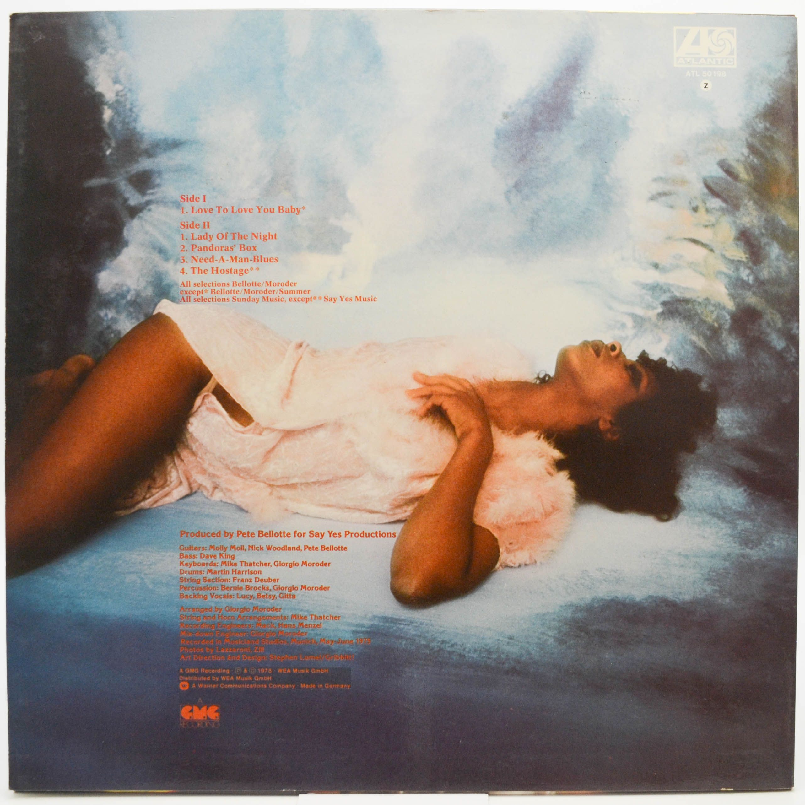 Donna Summer — Love To Love You Baby, 1975