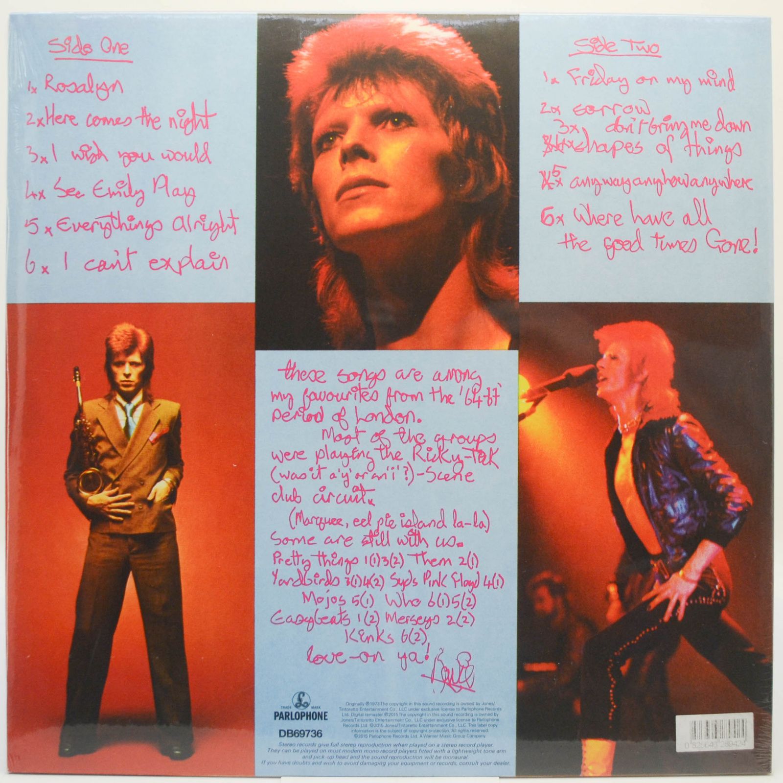 Bowie — Pinups, 2016