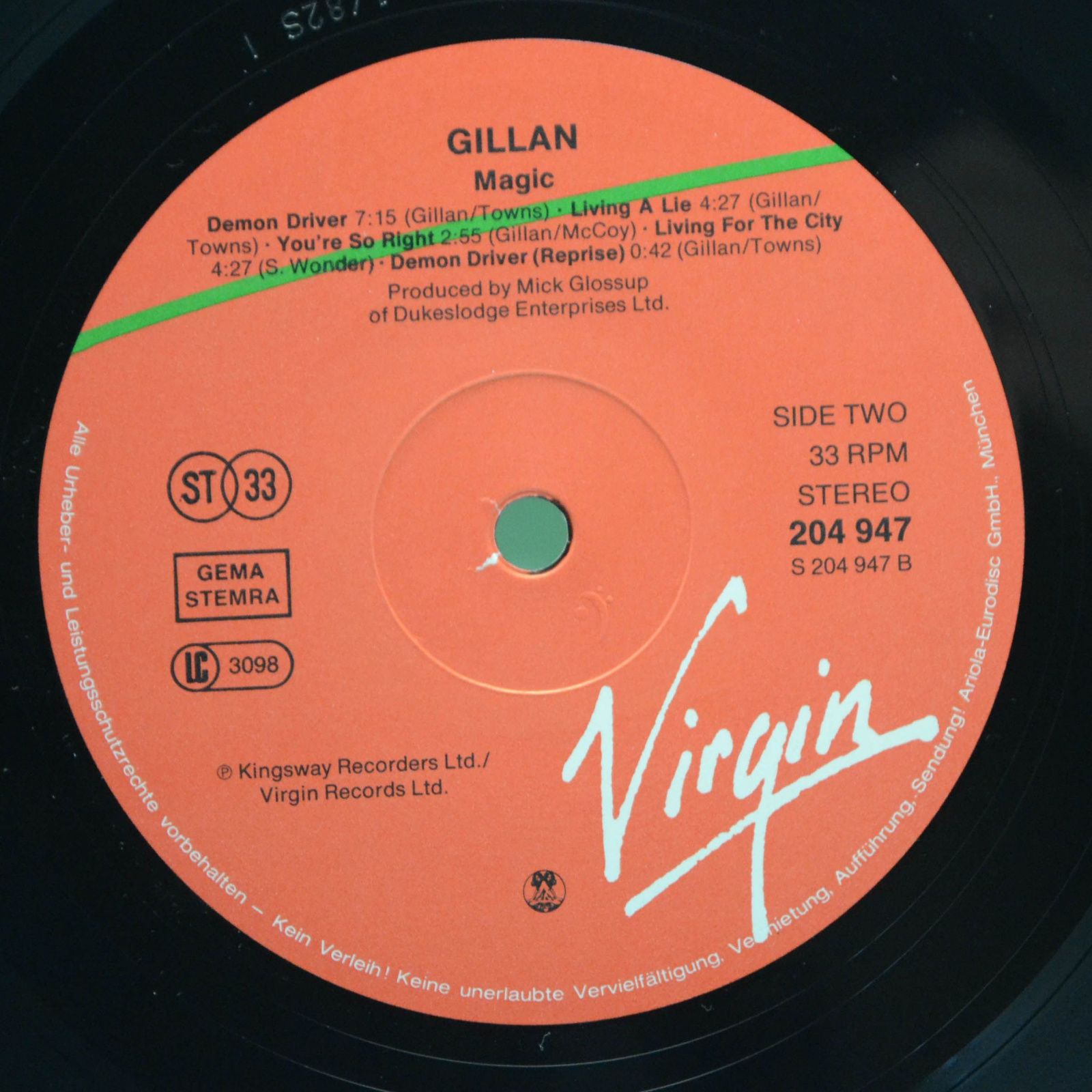 Gillan — Magic, 1982