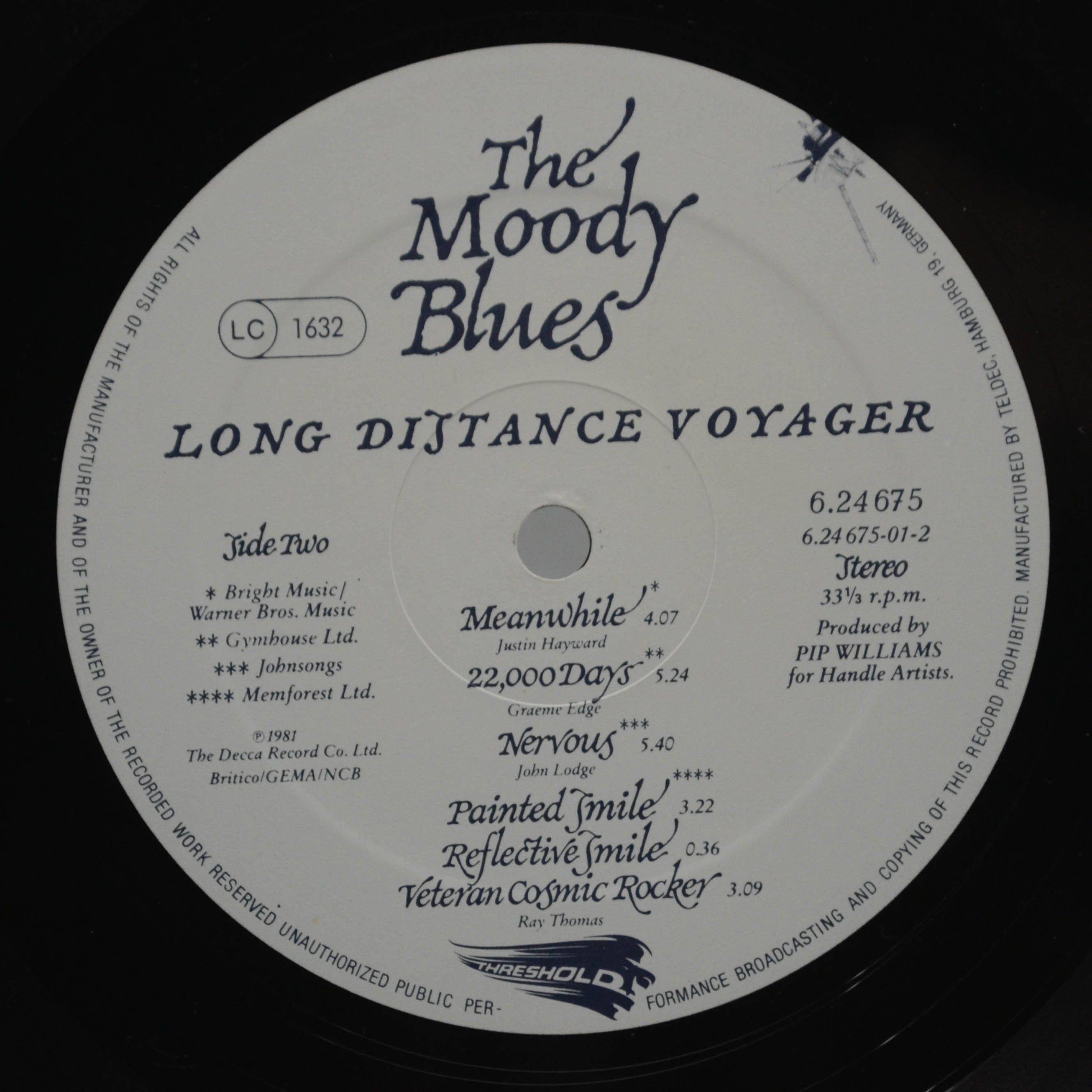 Moody Blues — Long Distance Voyager, 1981