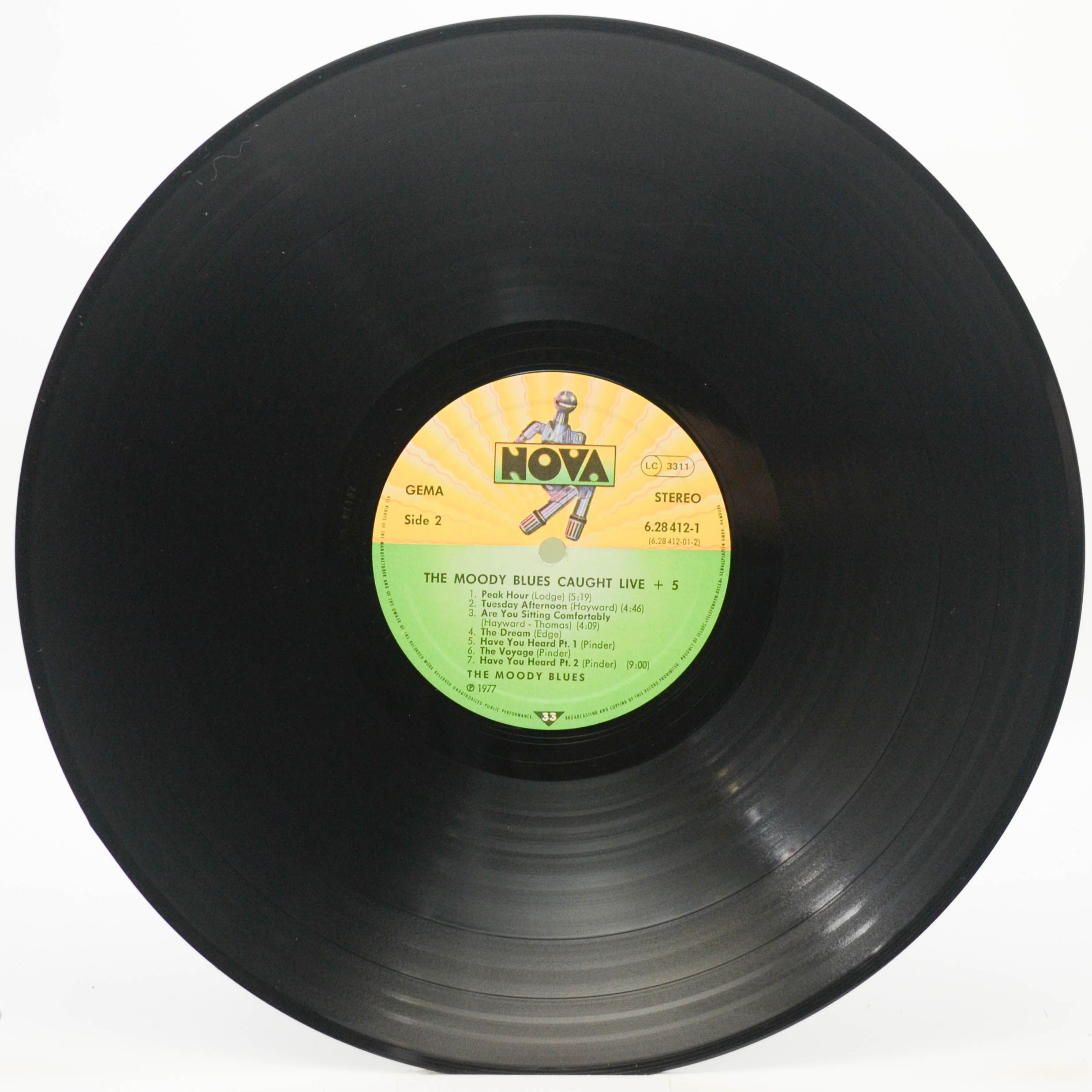 Moody Blues — Caught Live +5 (2LP), 1977