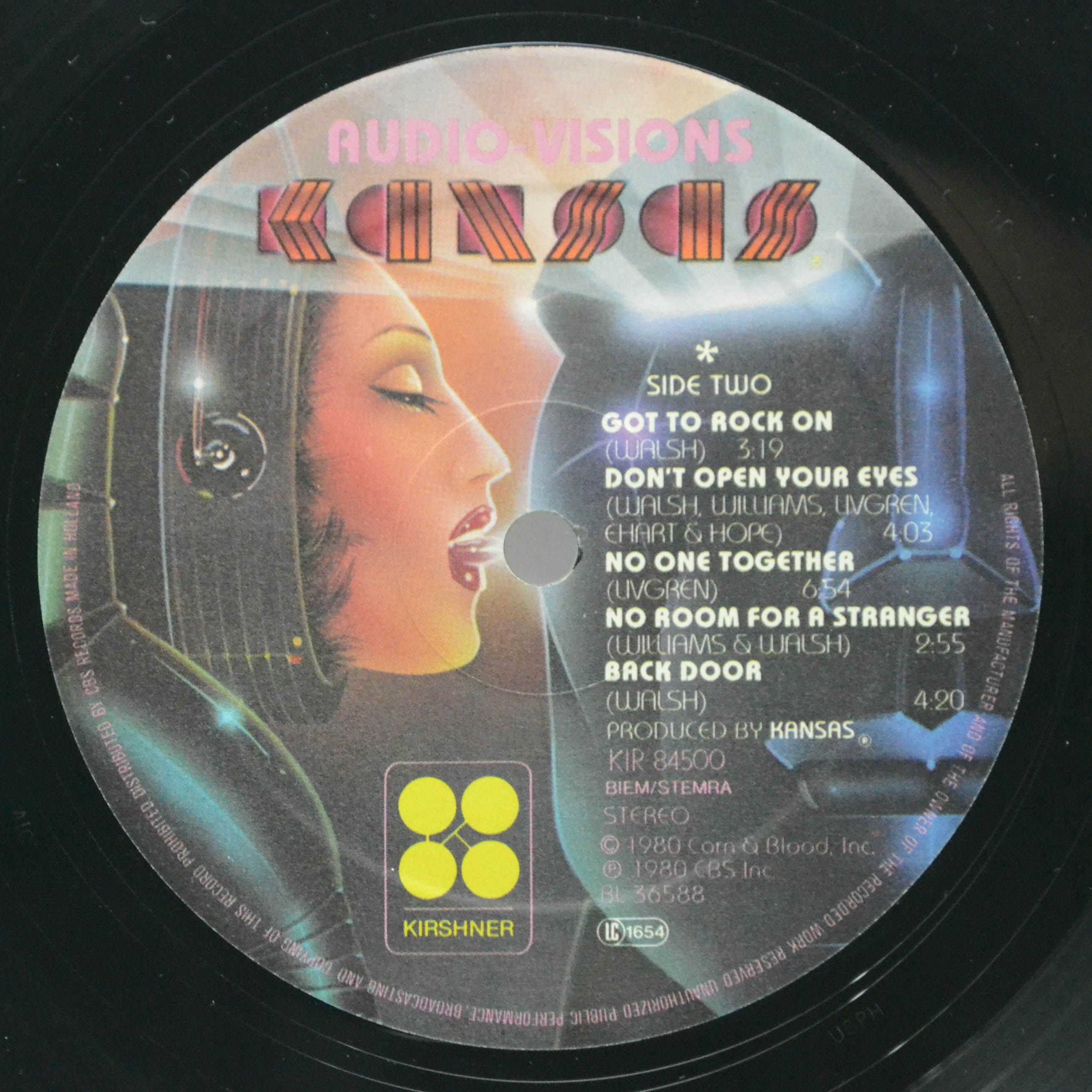 Kansas — Audio Visions, 1980