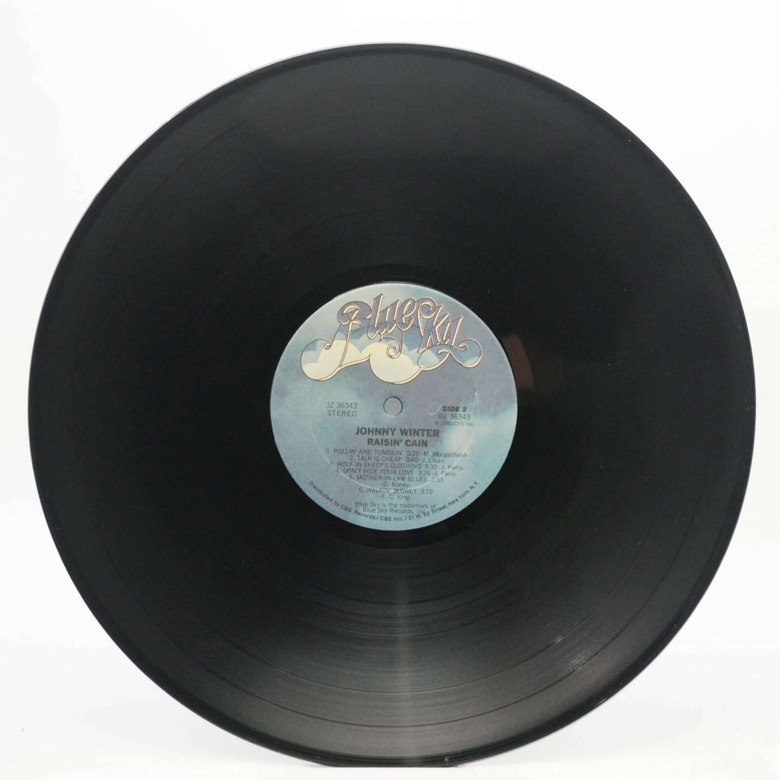Johnny Winter — Raisin' Cain (1-st, USA), 1980