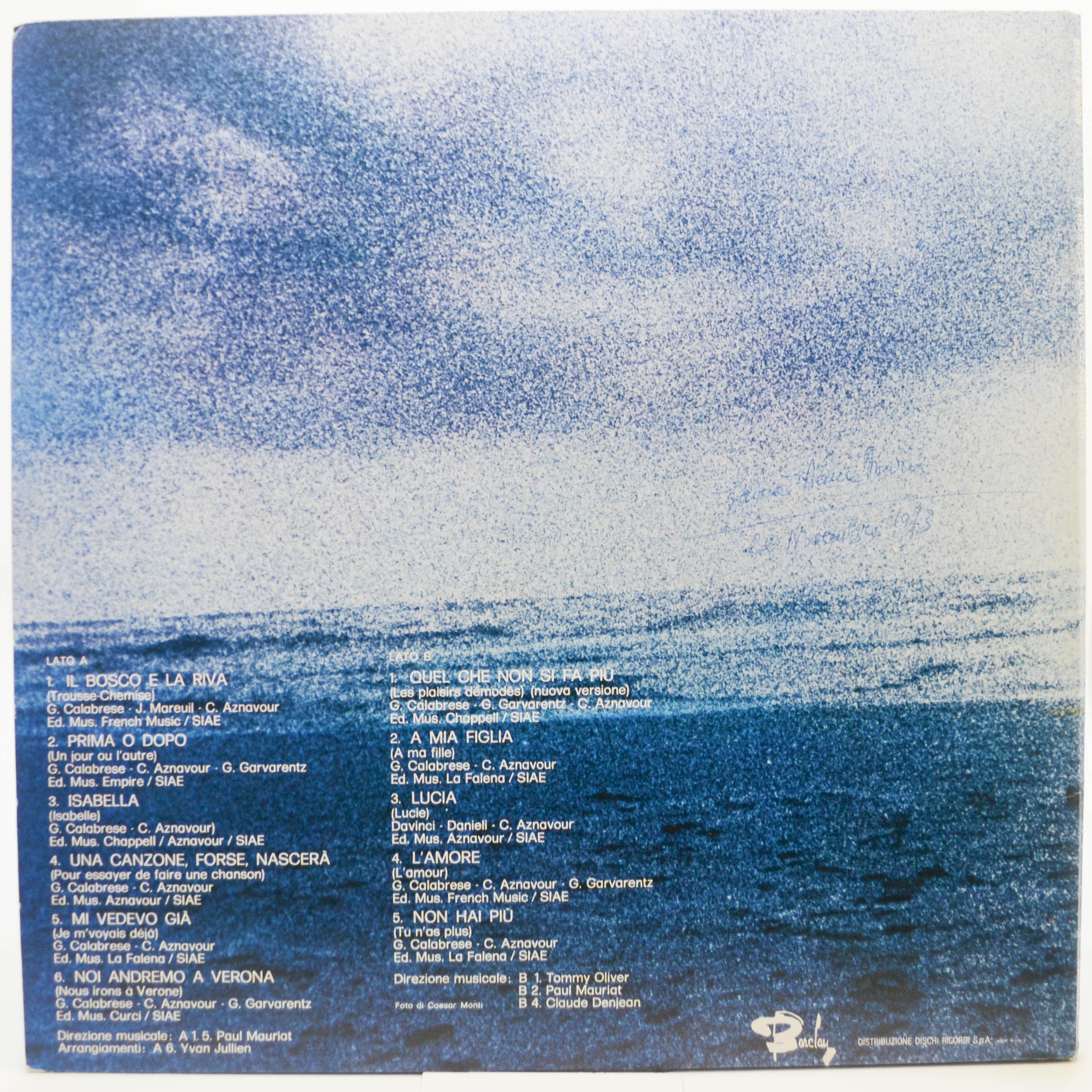 Charles Aznavour — Il Bosco E La Riva, 1973