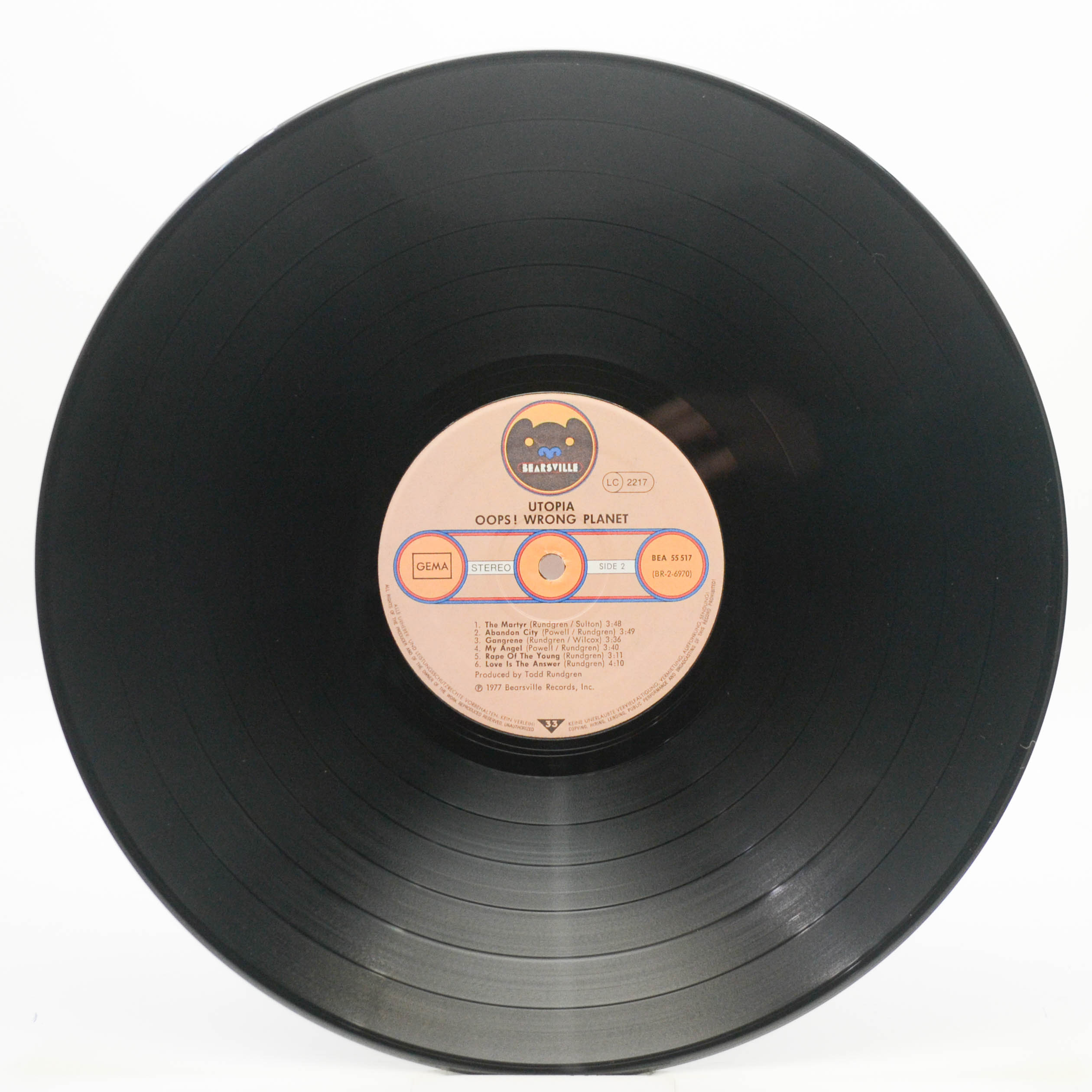 Utopia — Oops! Wrong Planet, 1977