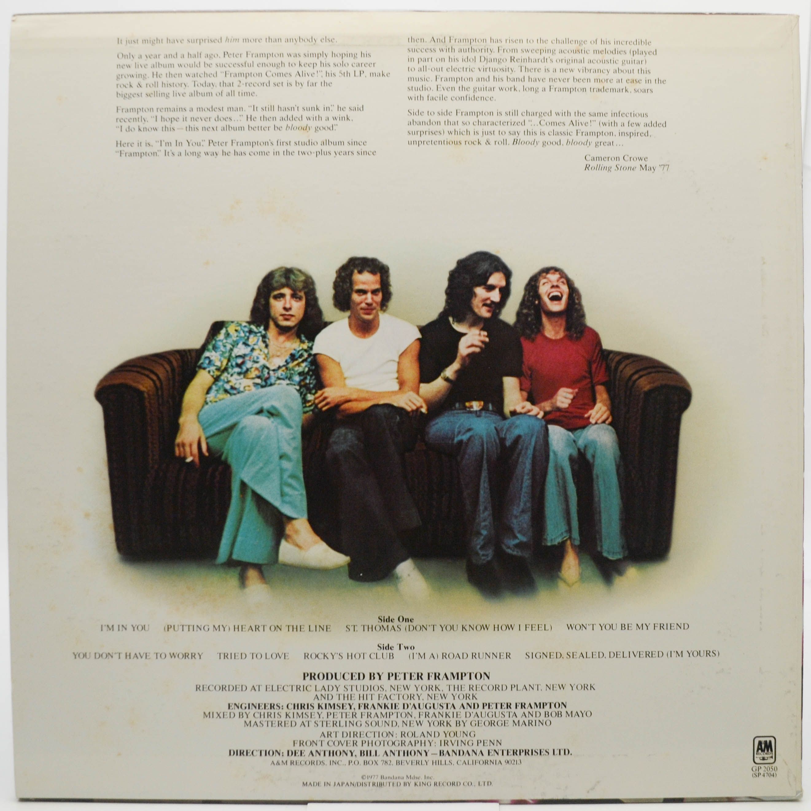 Peter Frampton — I'm In You, 1977