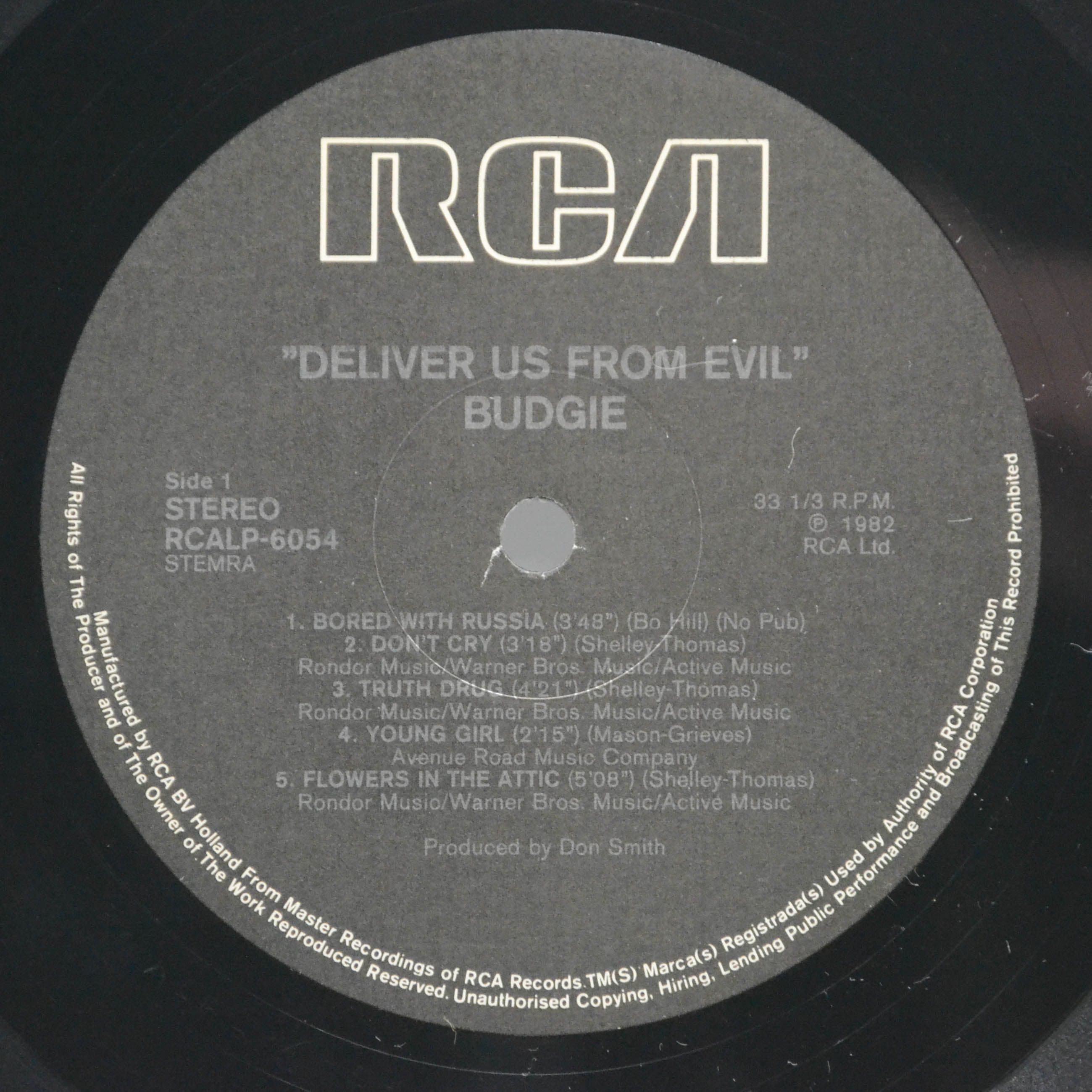 Budgie — Deliver Us From Evil, 1982