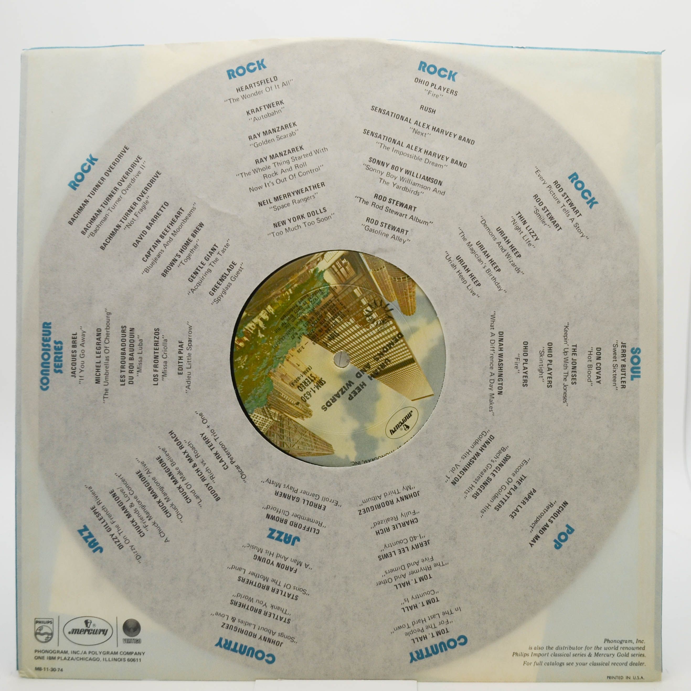 Uriah Heep — Demons And Wizards (USA), 1972