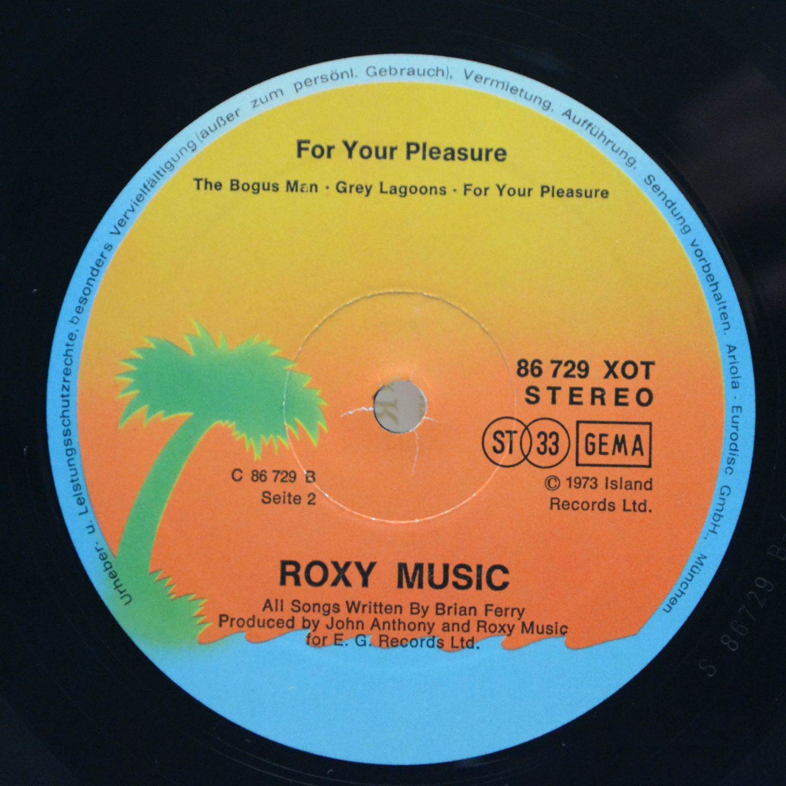 Roxy Music — For Your Pleasure, 1973