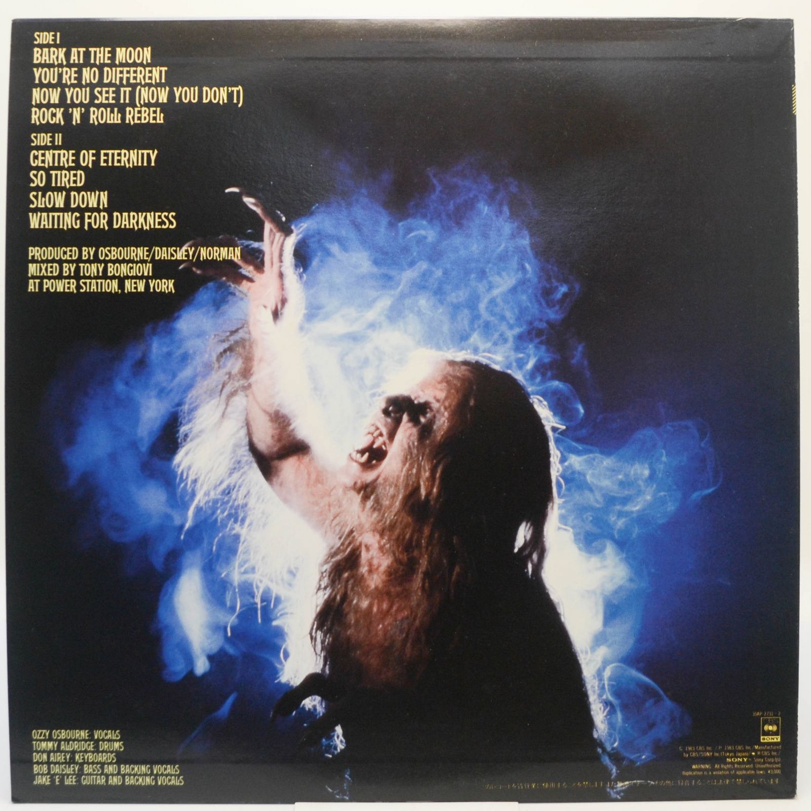 Ozzy Osbourne — Bark At The Moon, 1983