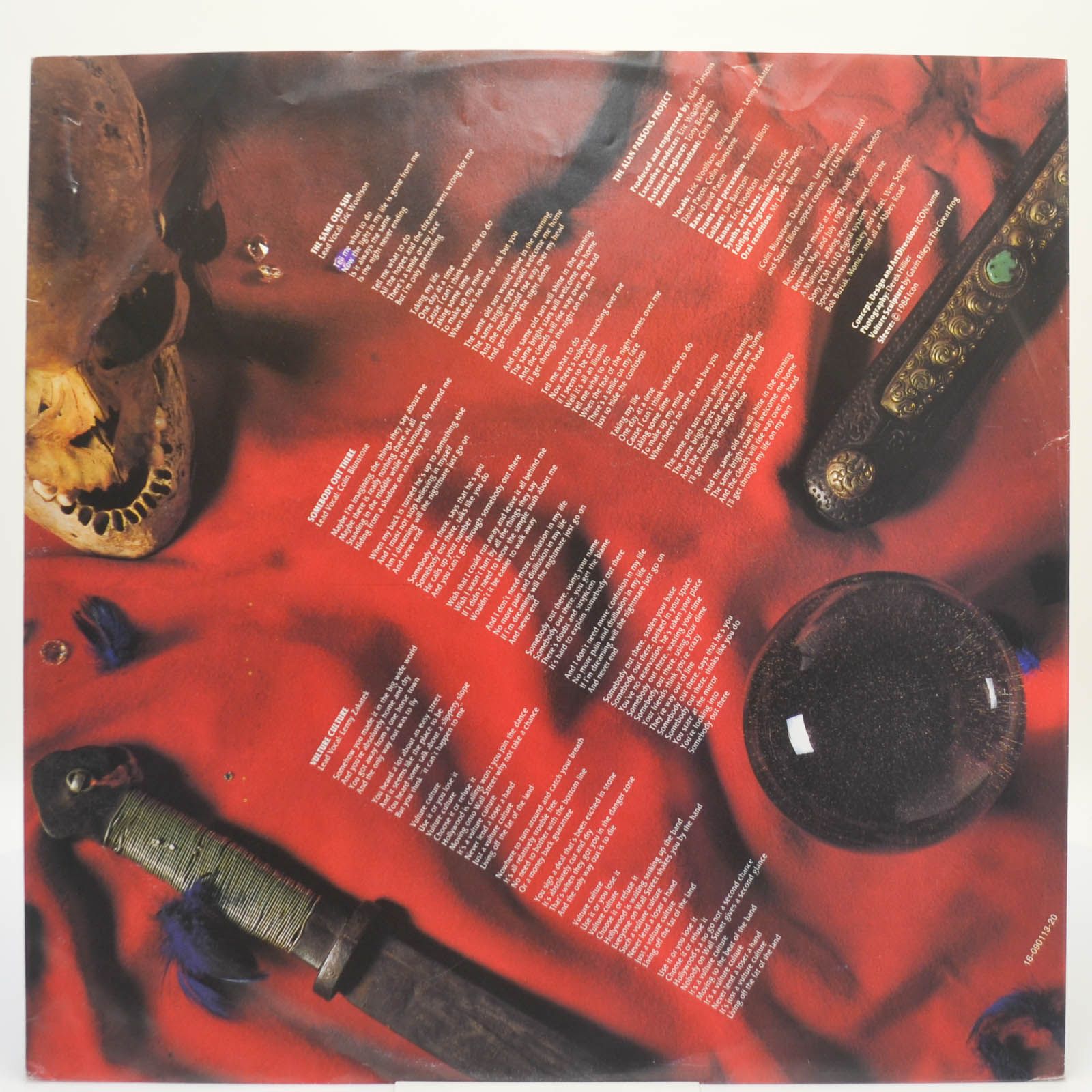 Alan Parsons Project — Vulture Culture, 1985