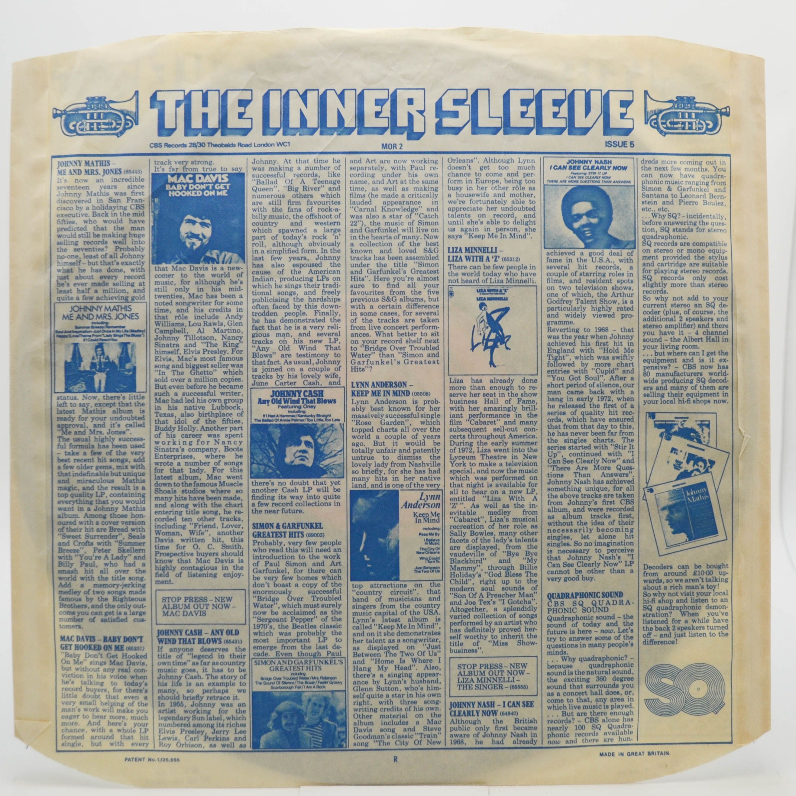 Andy Williams — Solitaire (UK), 1973