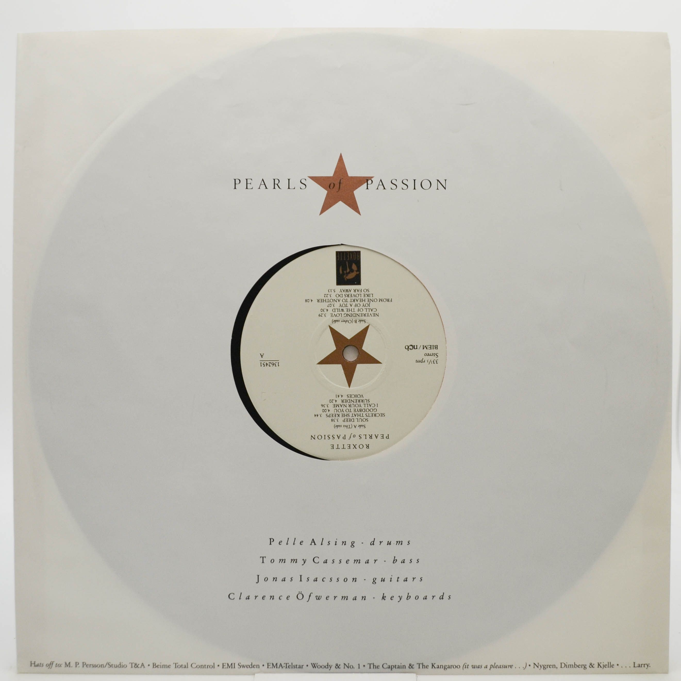 Roxette — Pearls Of Passion, 1986